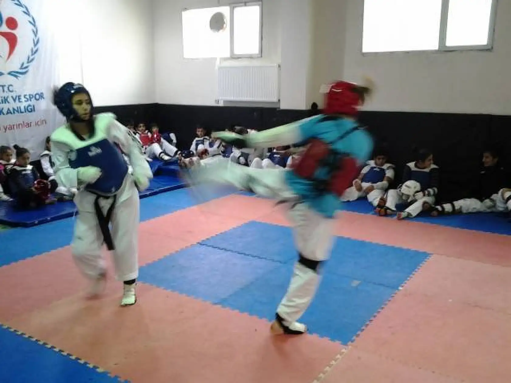 Kastamonu'da Ortak Taekwondo antrenmanı