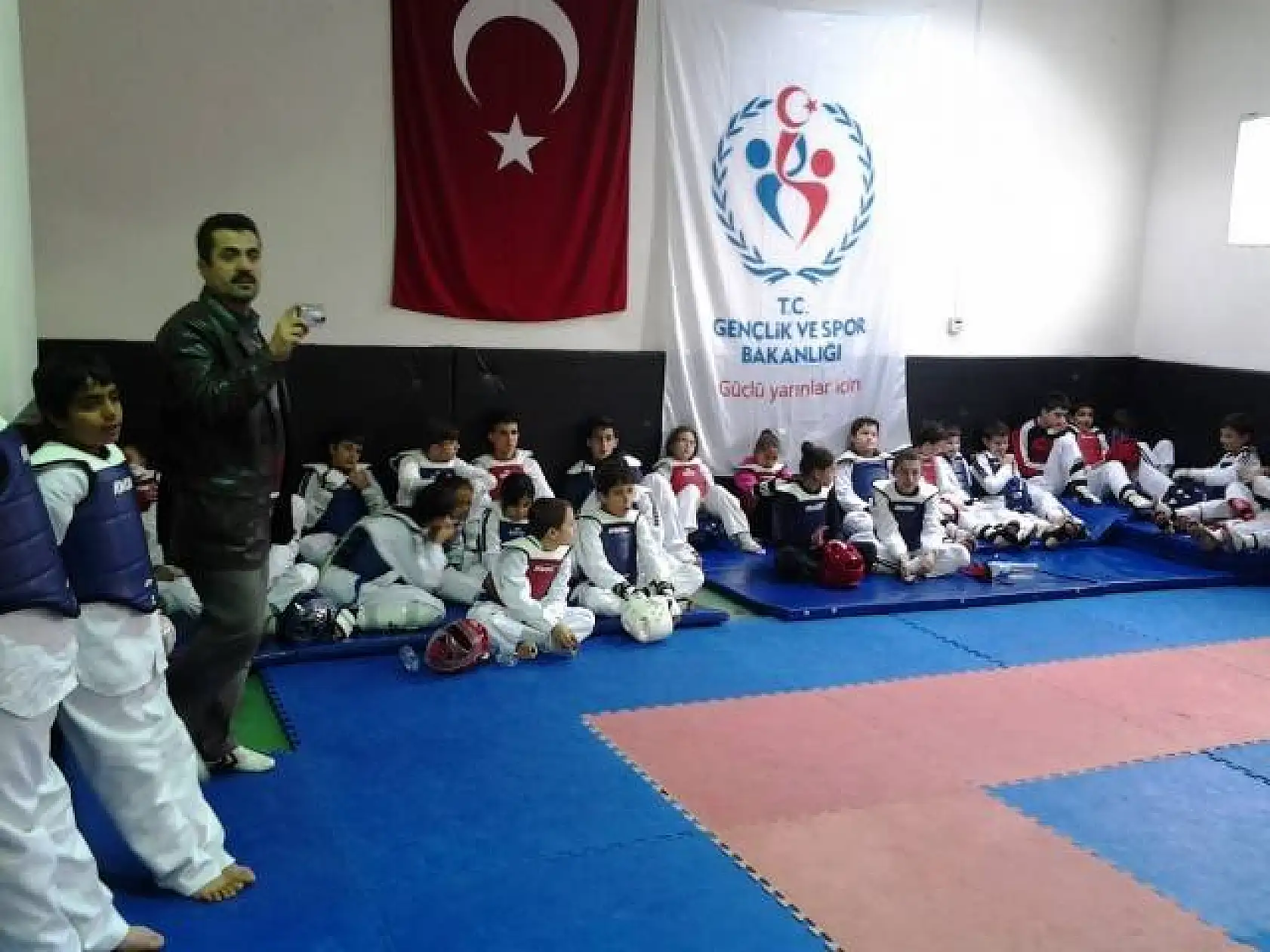 Kastamonu'da Ortak Taekwondo antrenmanı