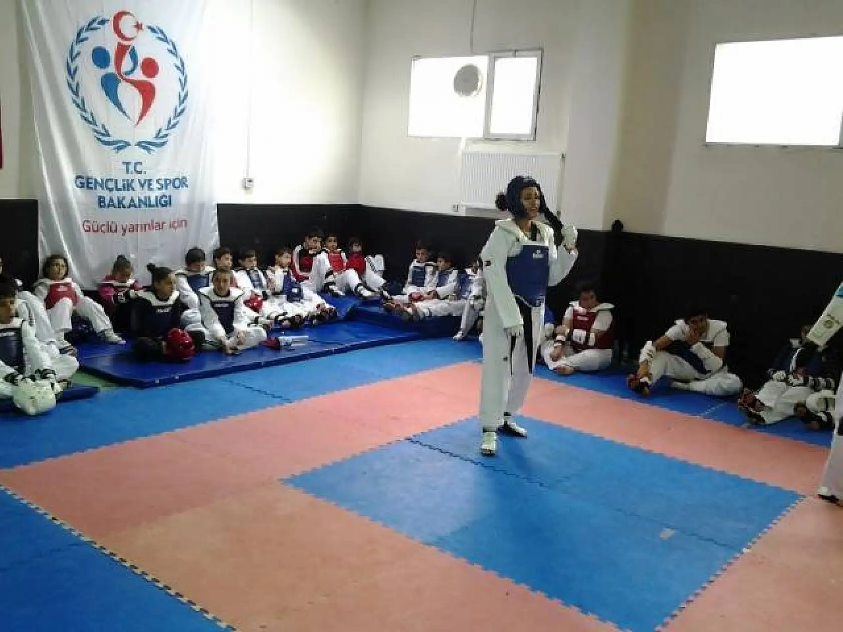 Kastamonu'da Ortak Taekwondo antrenmanı