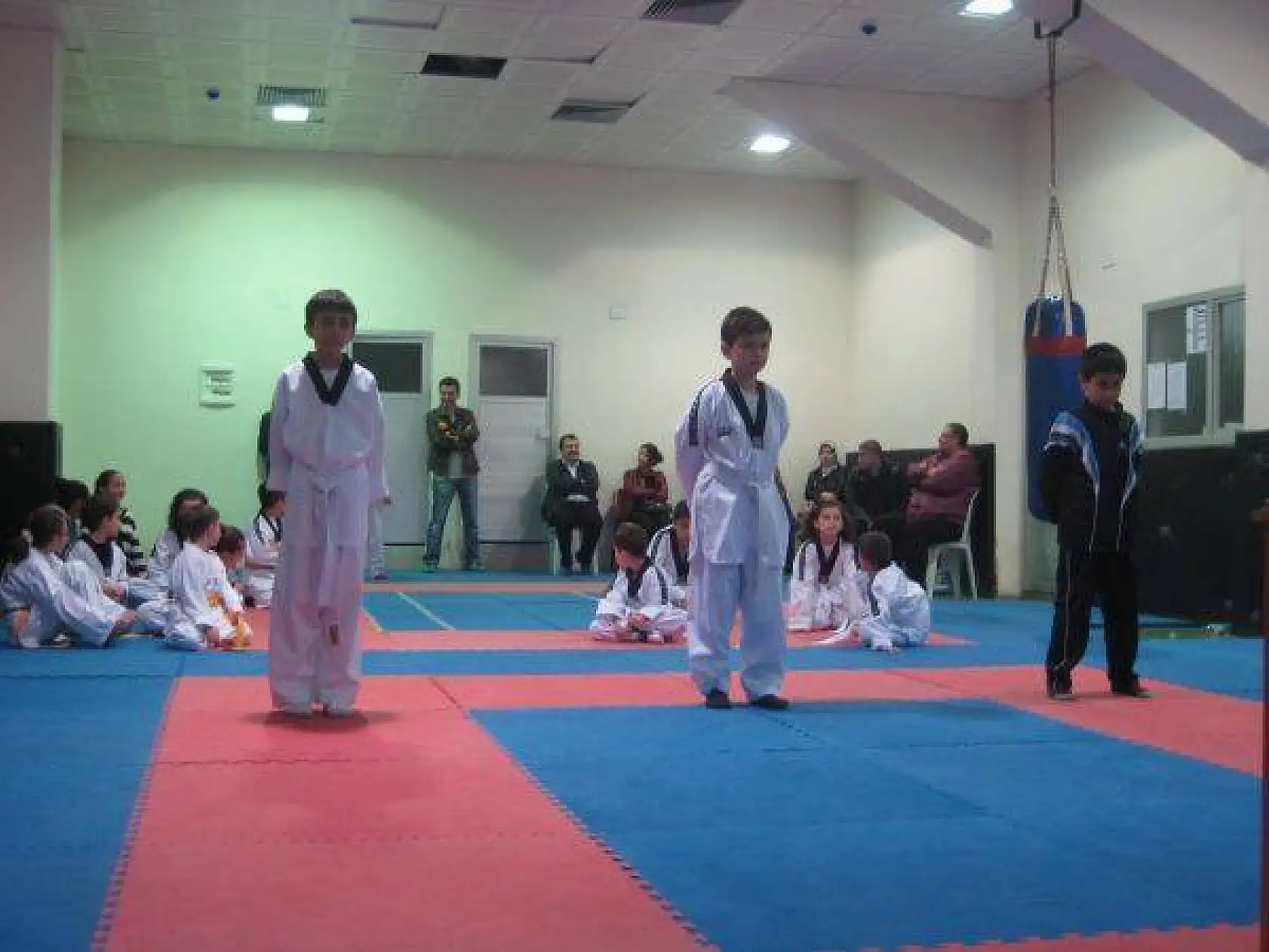 Erişen Spor Taekwondo kuşak sınavı