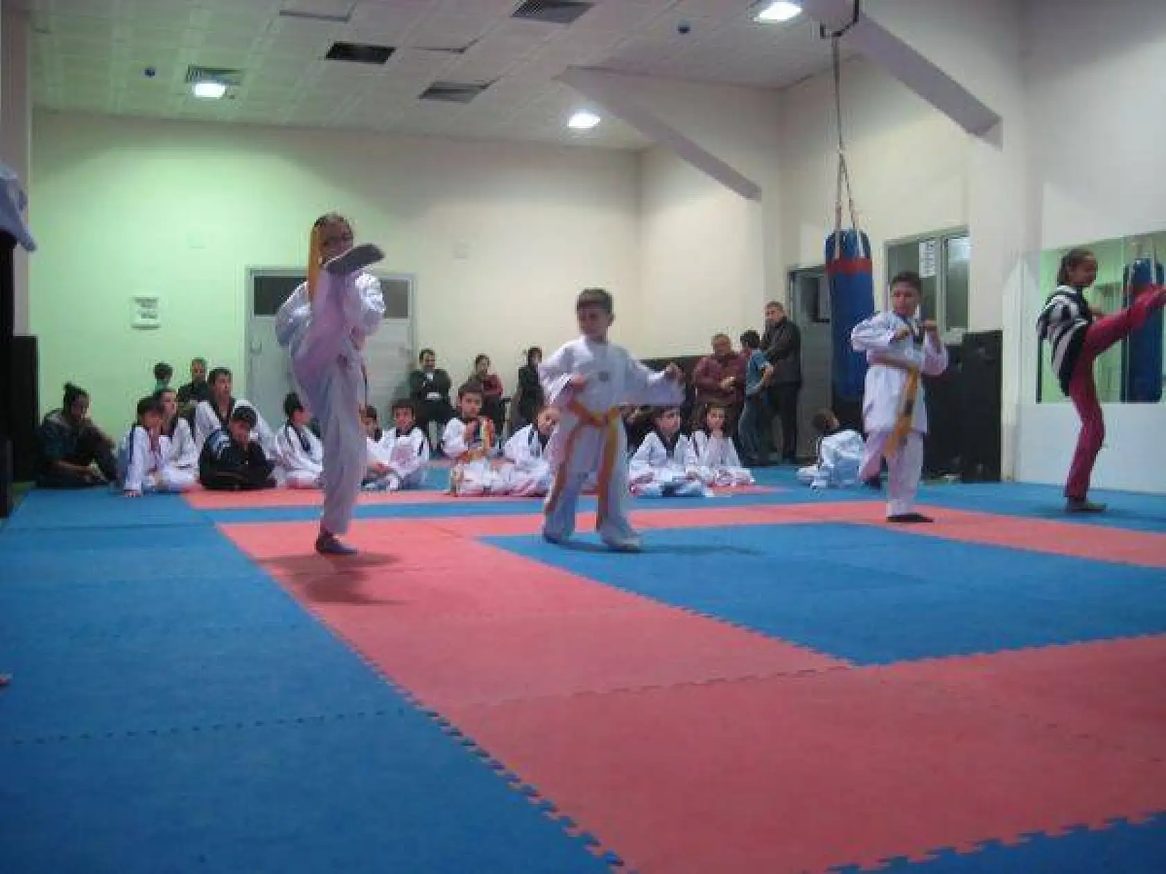 Erişen Spor Taekwondo kuşak sınavı