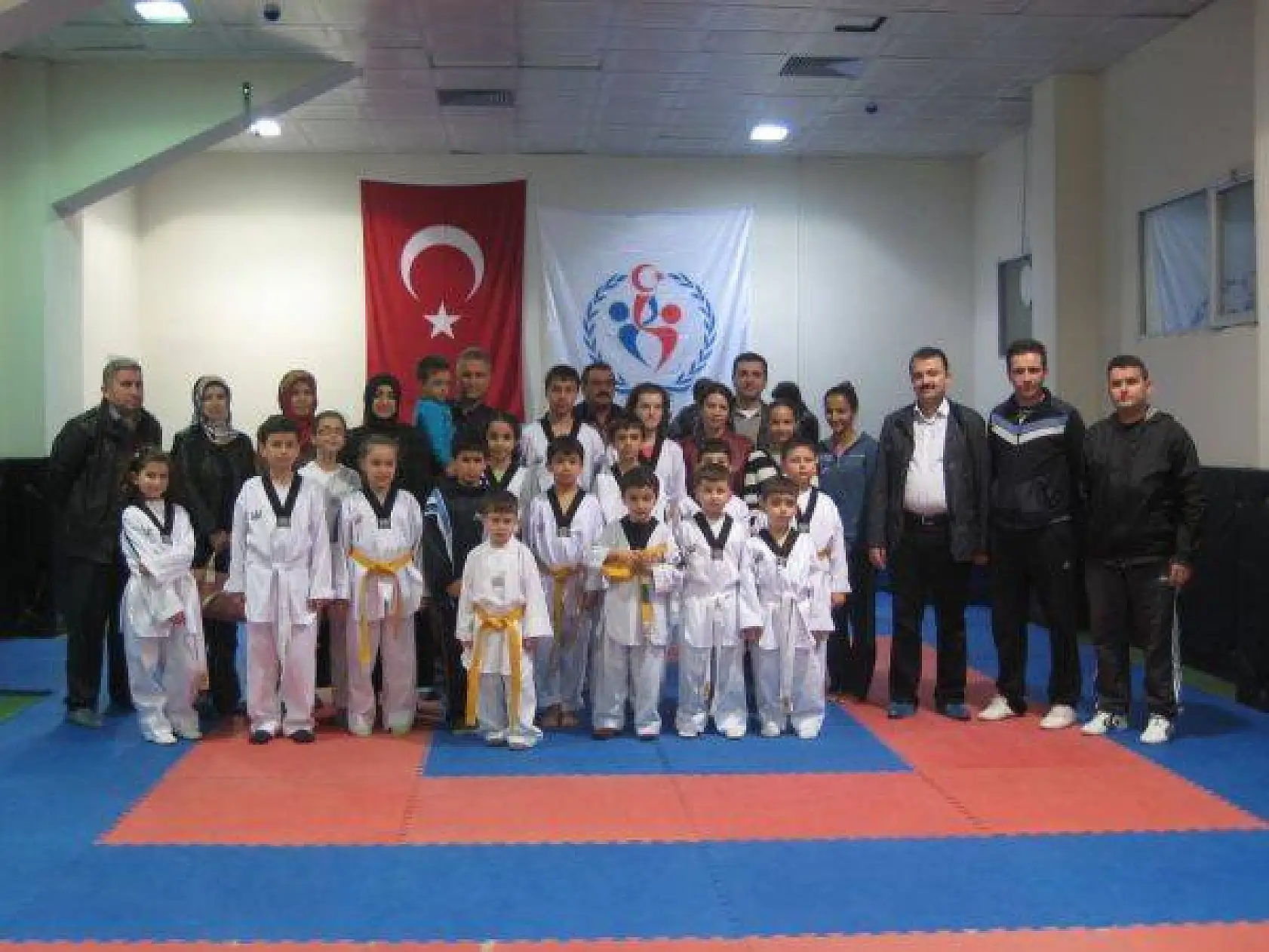 Erişen Spor Taekwondo kuşak sınavı