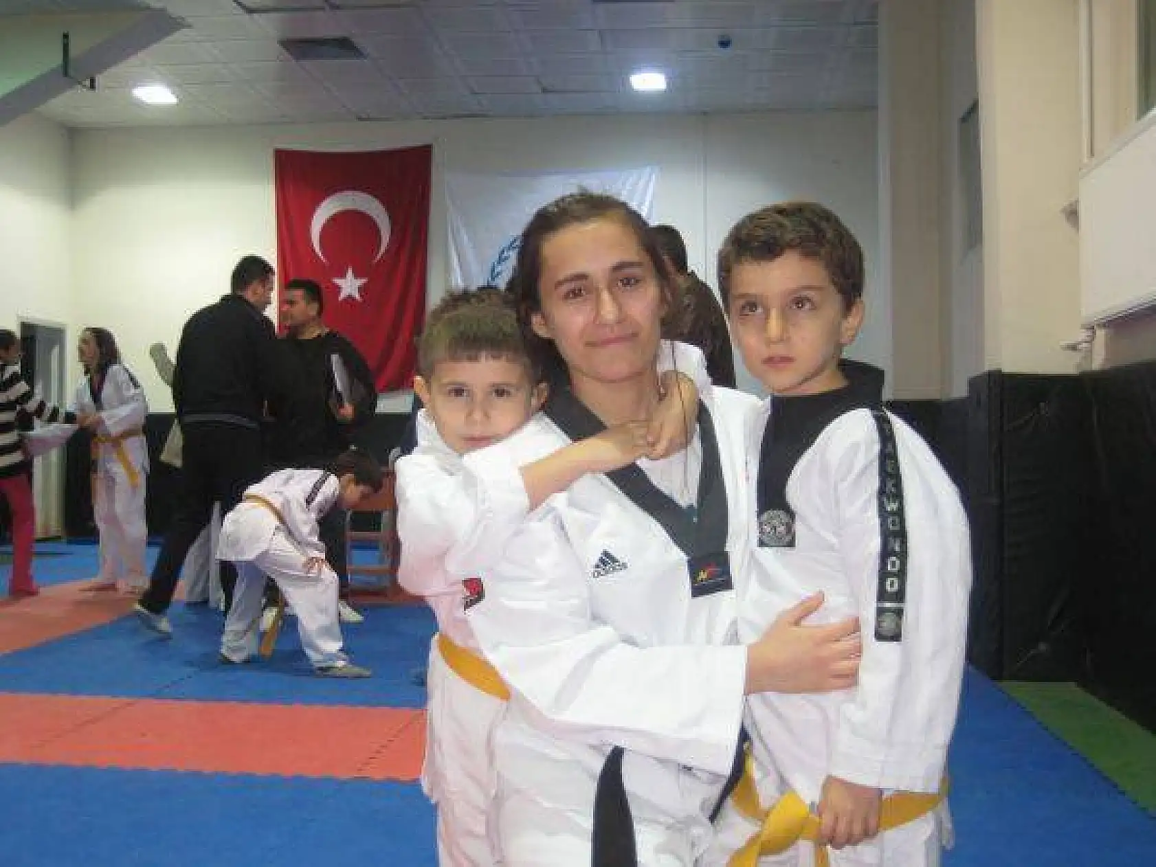 Erişen Spor Taekwondo kuşak sınavı