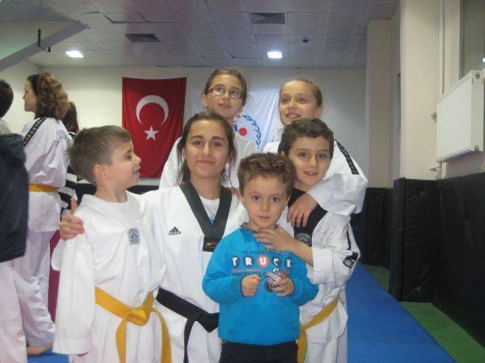 Erişen Spor Taekwondo kuşak sınavı