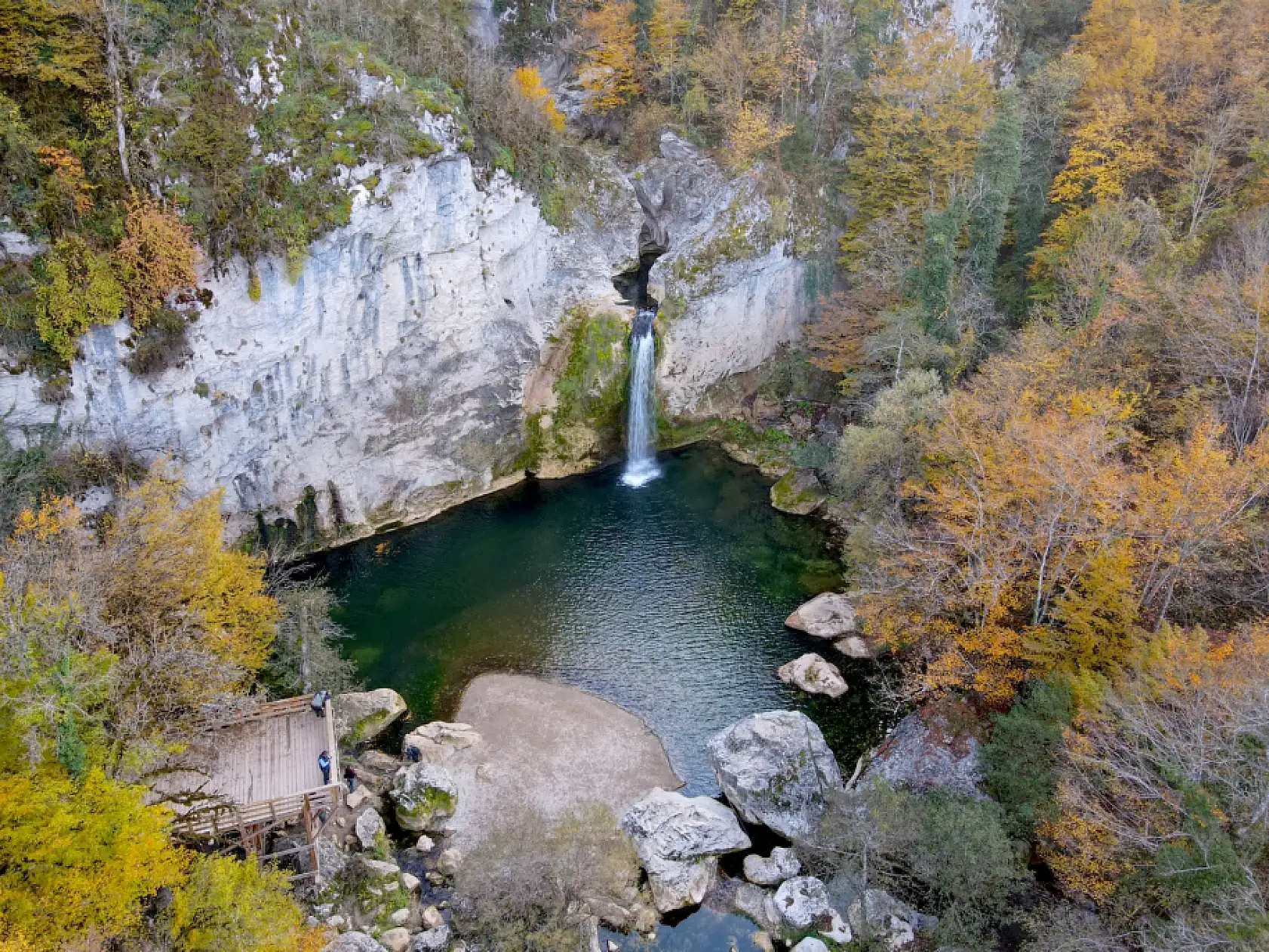 Horma Kanyonu ve Ilıca Şelalesinde sonbahar renkleri