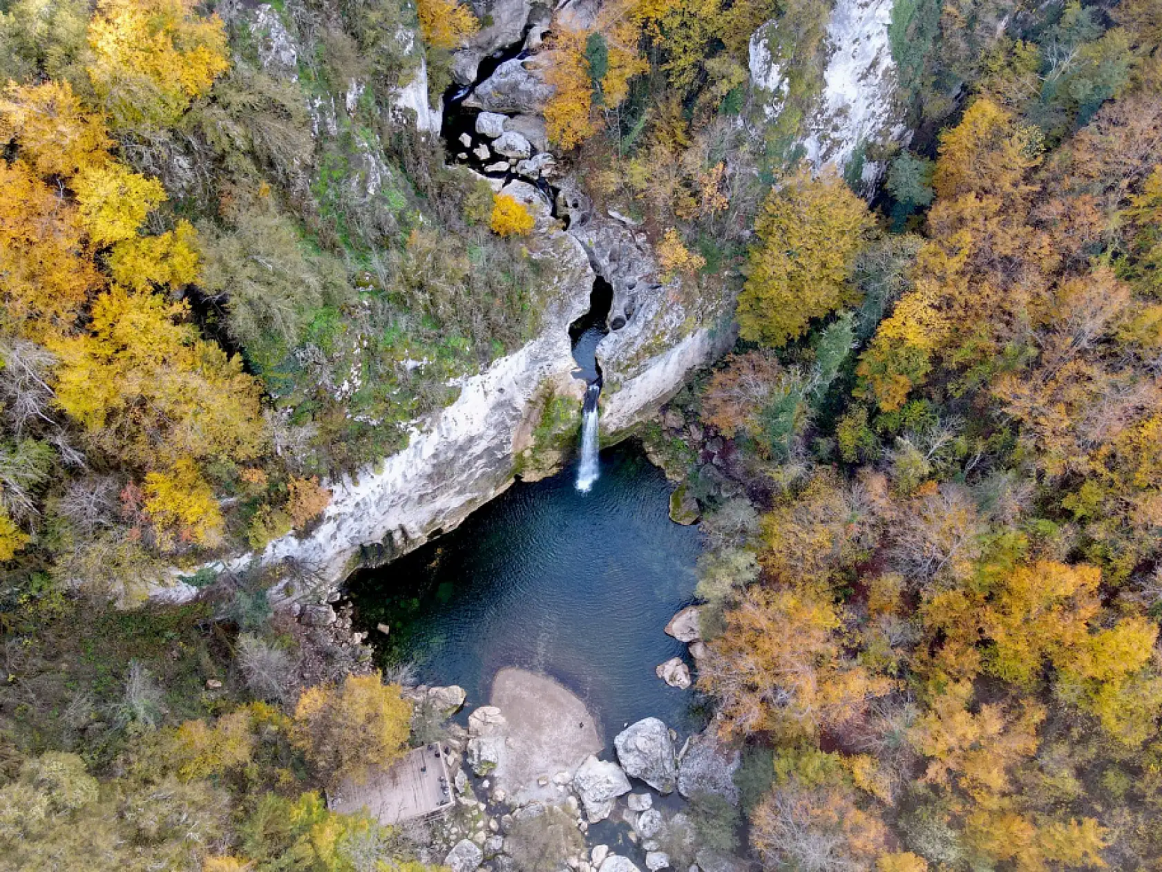Horma Kanyonu ve Ilıca Şelalesinde sonbahar renkleri
