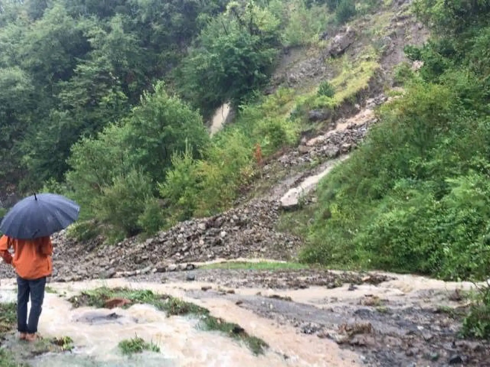 Cide'de sel felaketi