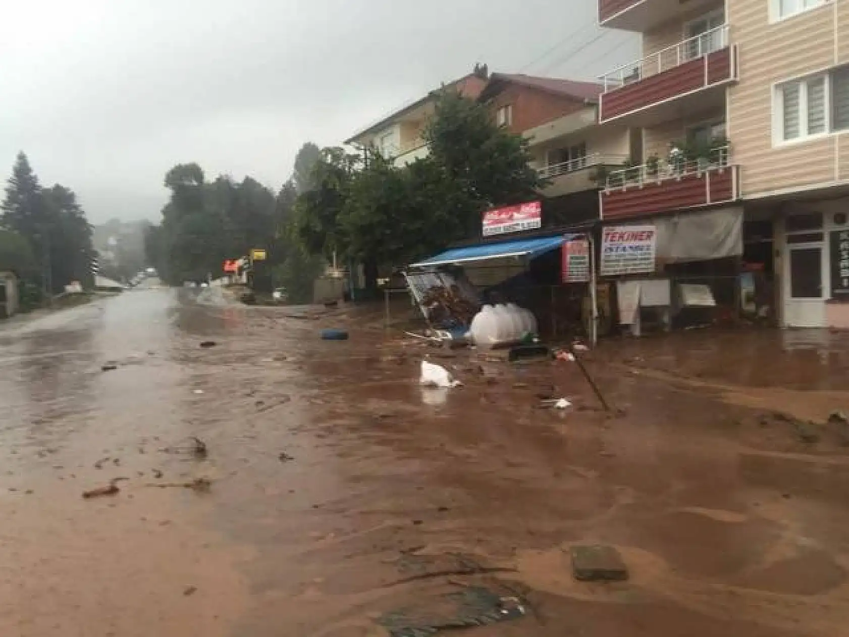 Cide'de sel felaketi