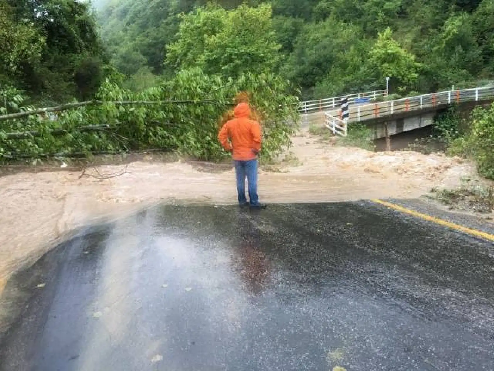 Cide'de sel felaketi