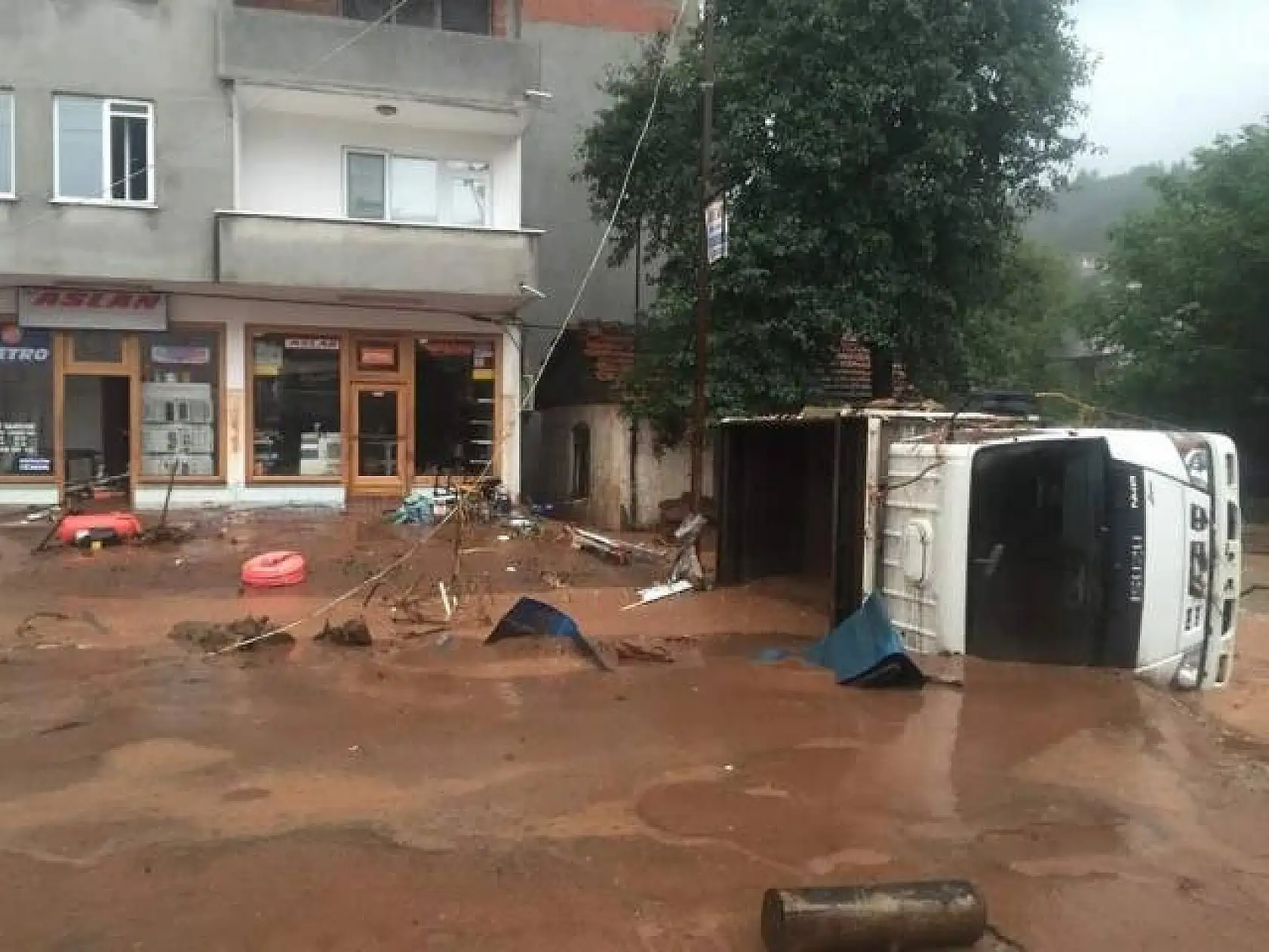 Cide'de sel felaketi