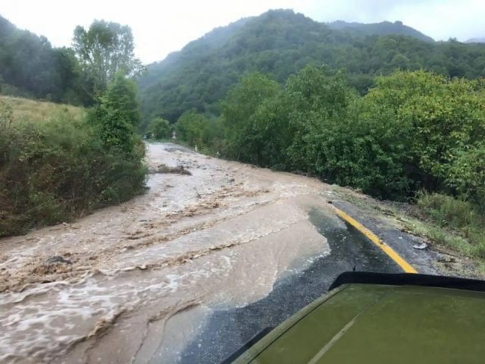 Cide'de sel felaketi