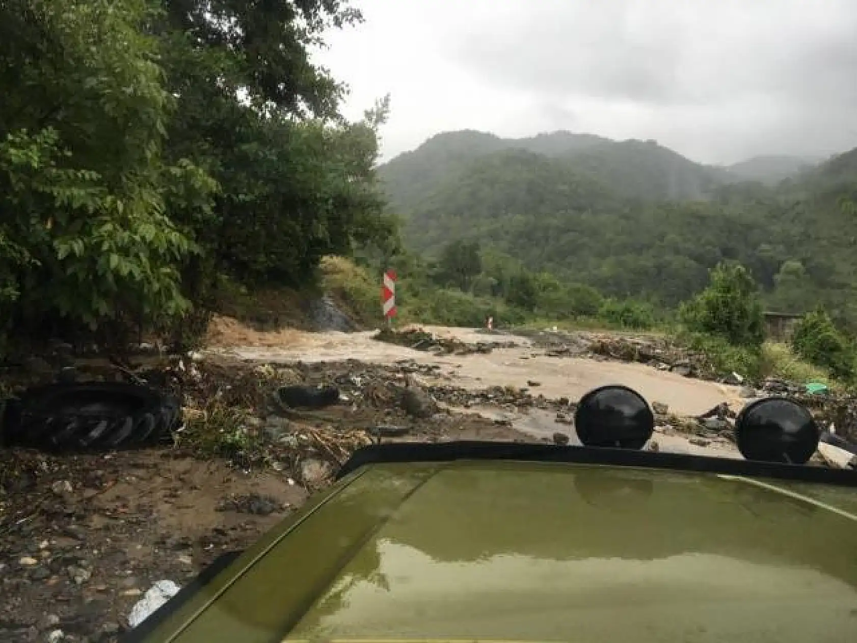 Cide'de sel felaketi