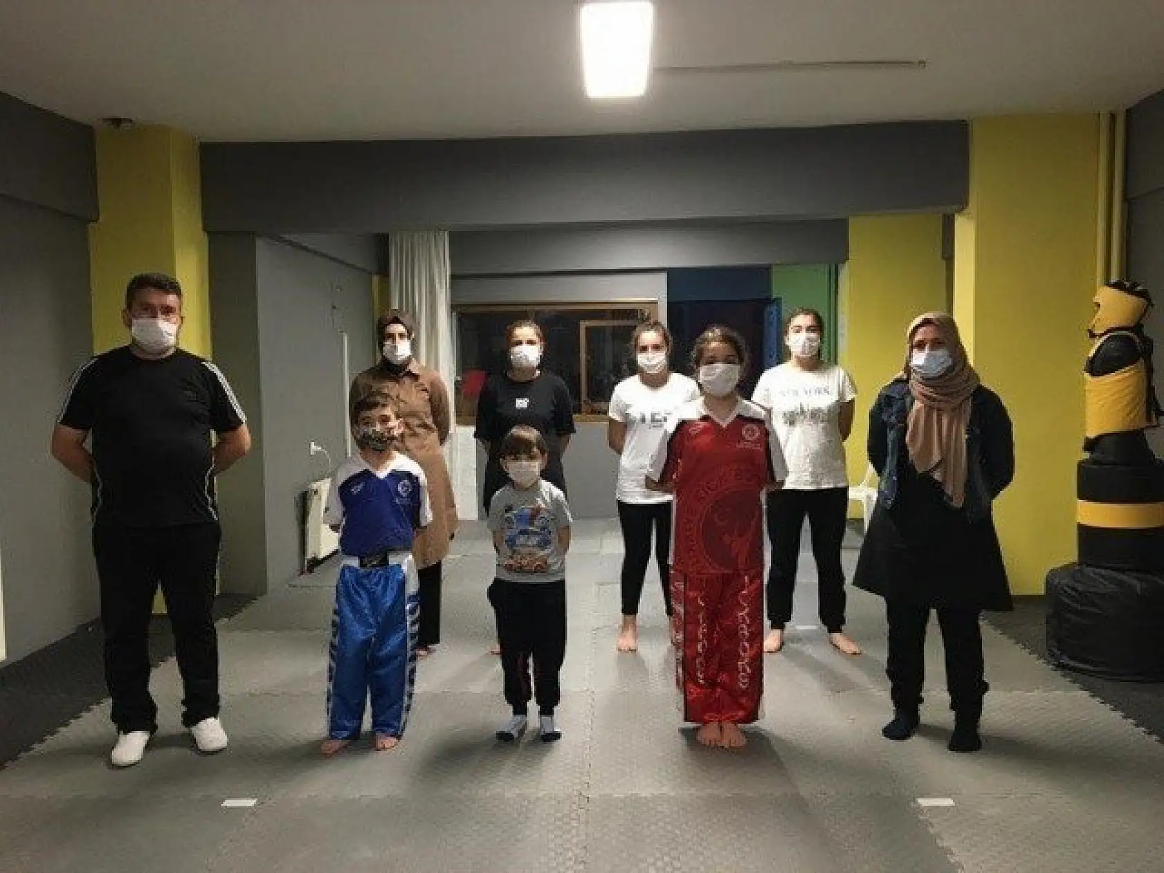 Kovid-19 tedbirli kuşak terfi heyecanı!