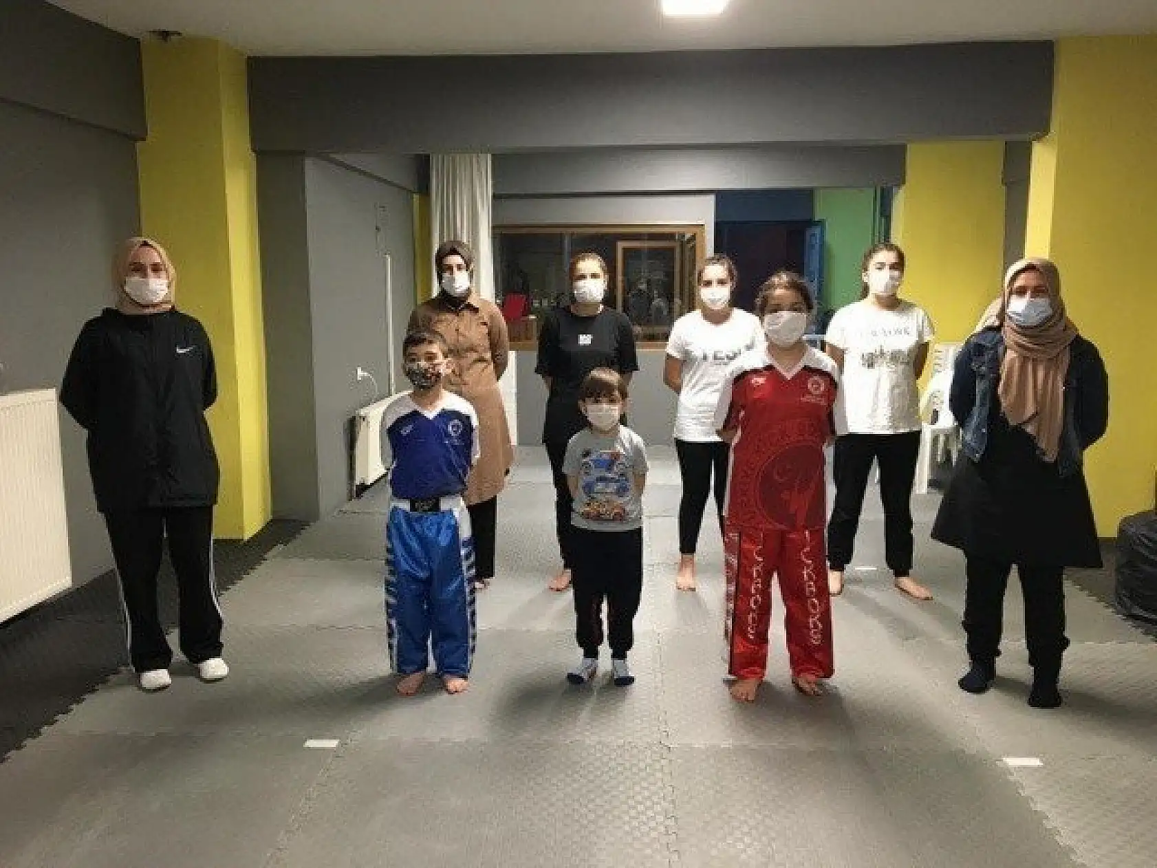 Kovid-19 tedbirli kuşak terfi heyecanı!