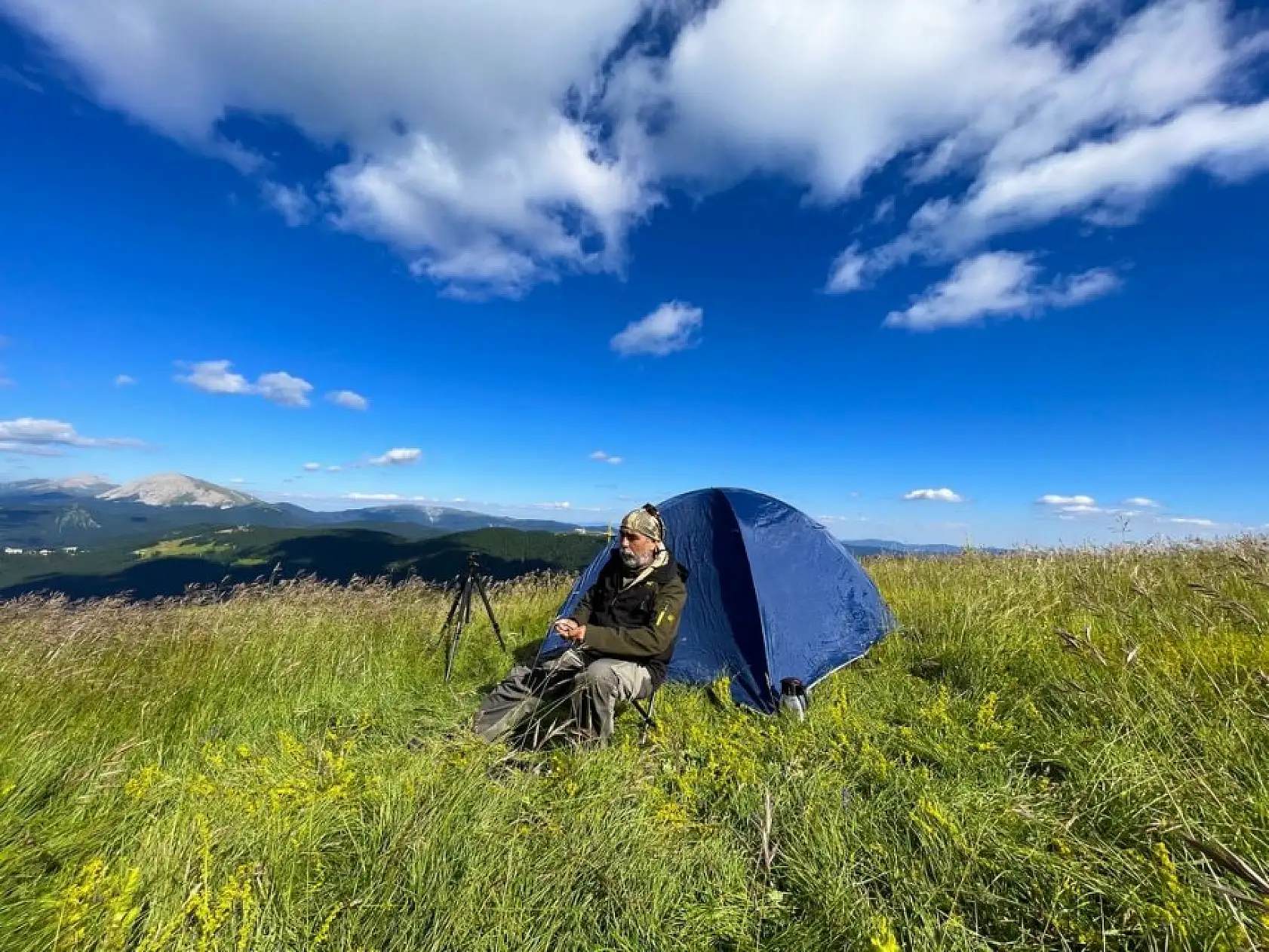 Ilgaz Dağı ağustosta ilkbaharı yaşıyor