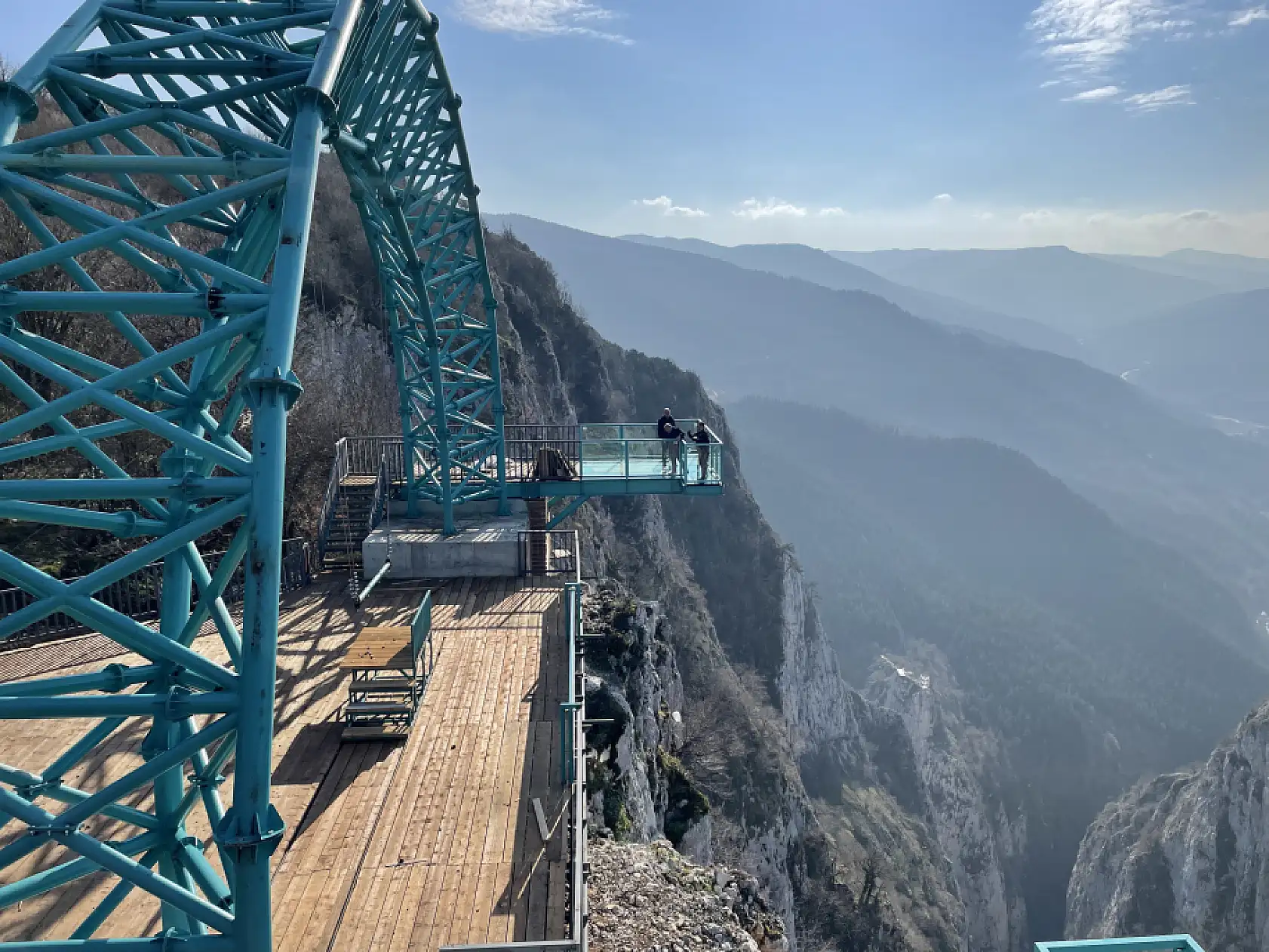 Valla Kanyonu girişine uçurum salıncağı