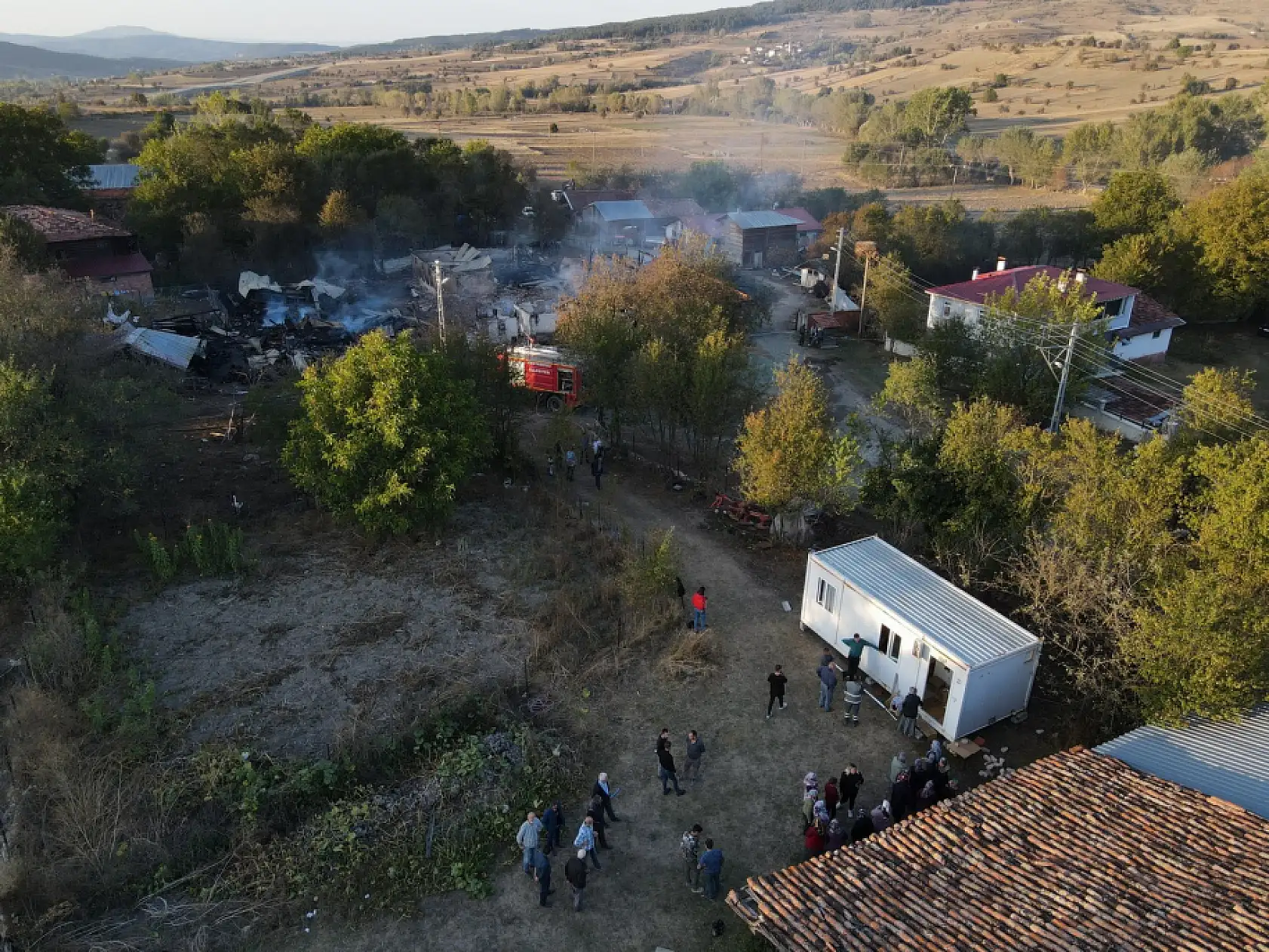 Alpı köyü yangını! 'Bir şeyim kalmadı'