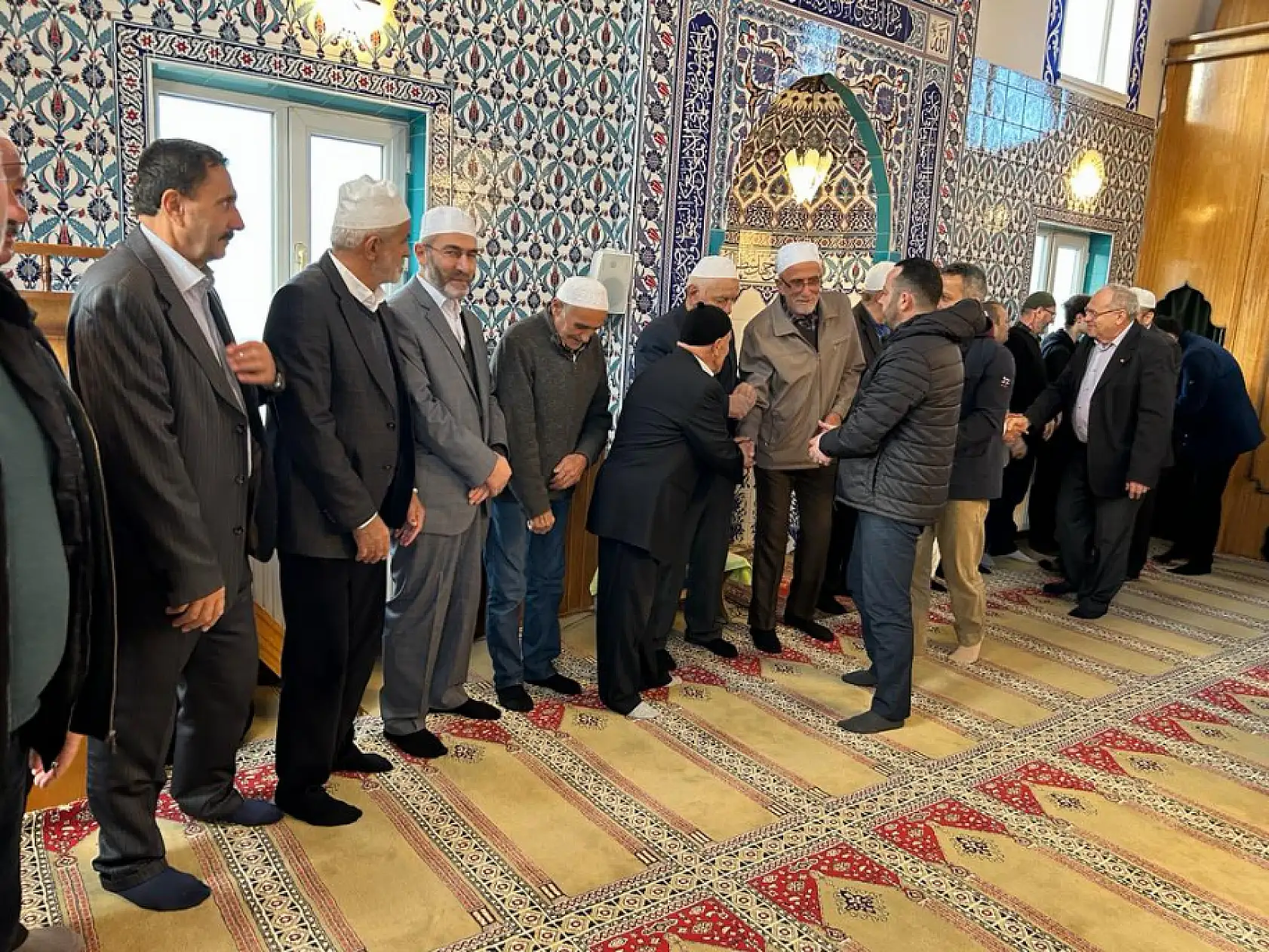 Bayram namazında camiler doldu