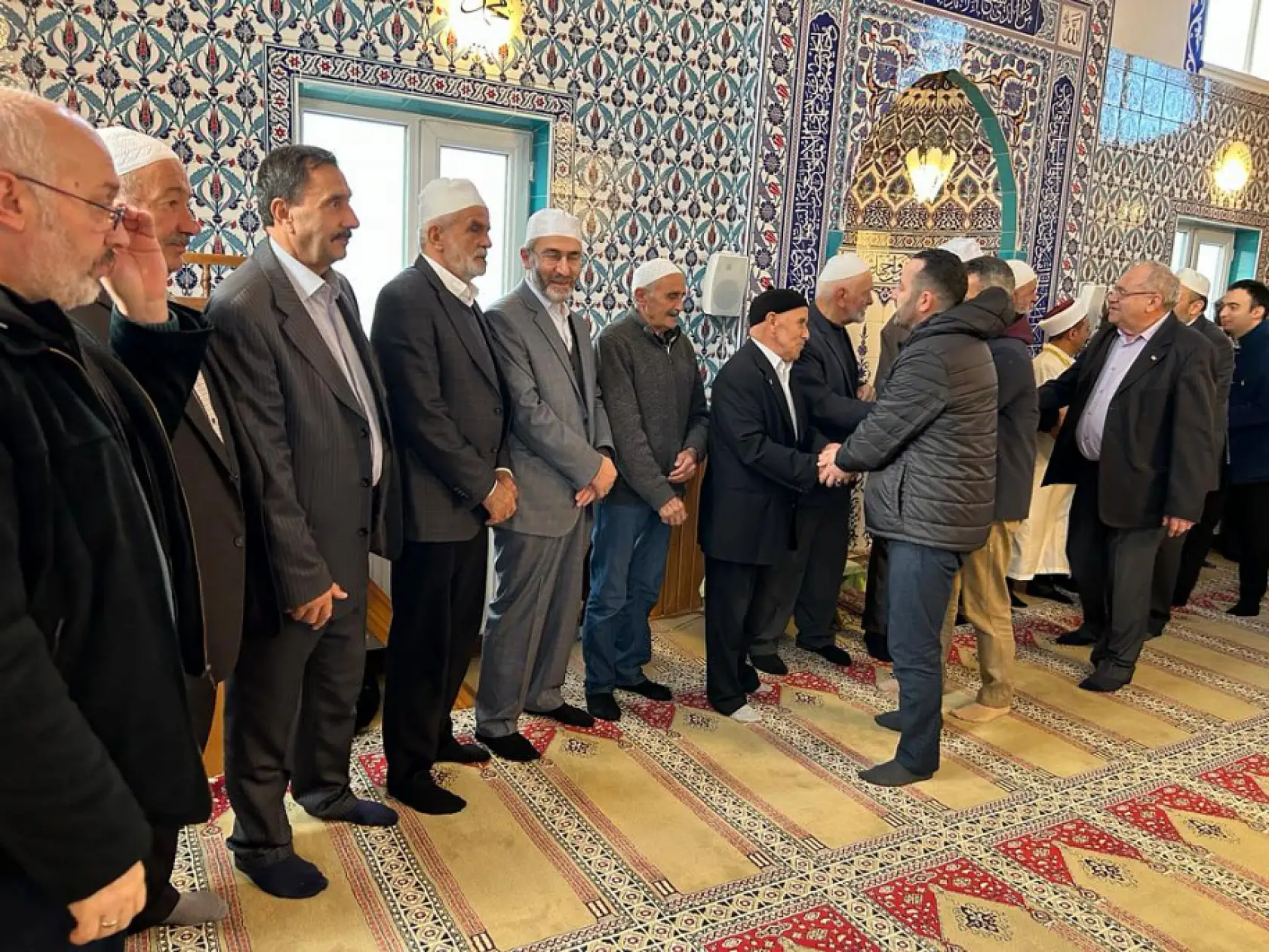 Bayram namazında camiler doldu