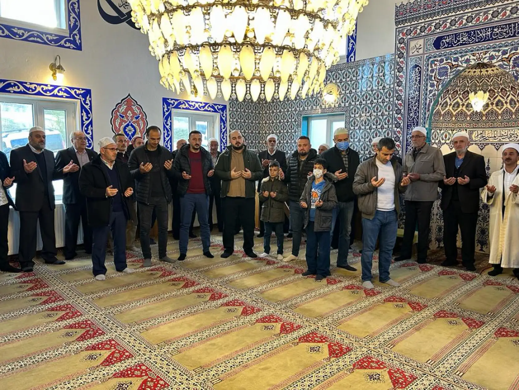 Bayram namazında camiler doldu