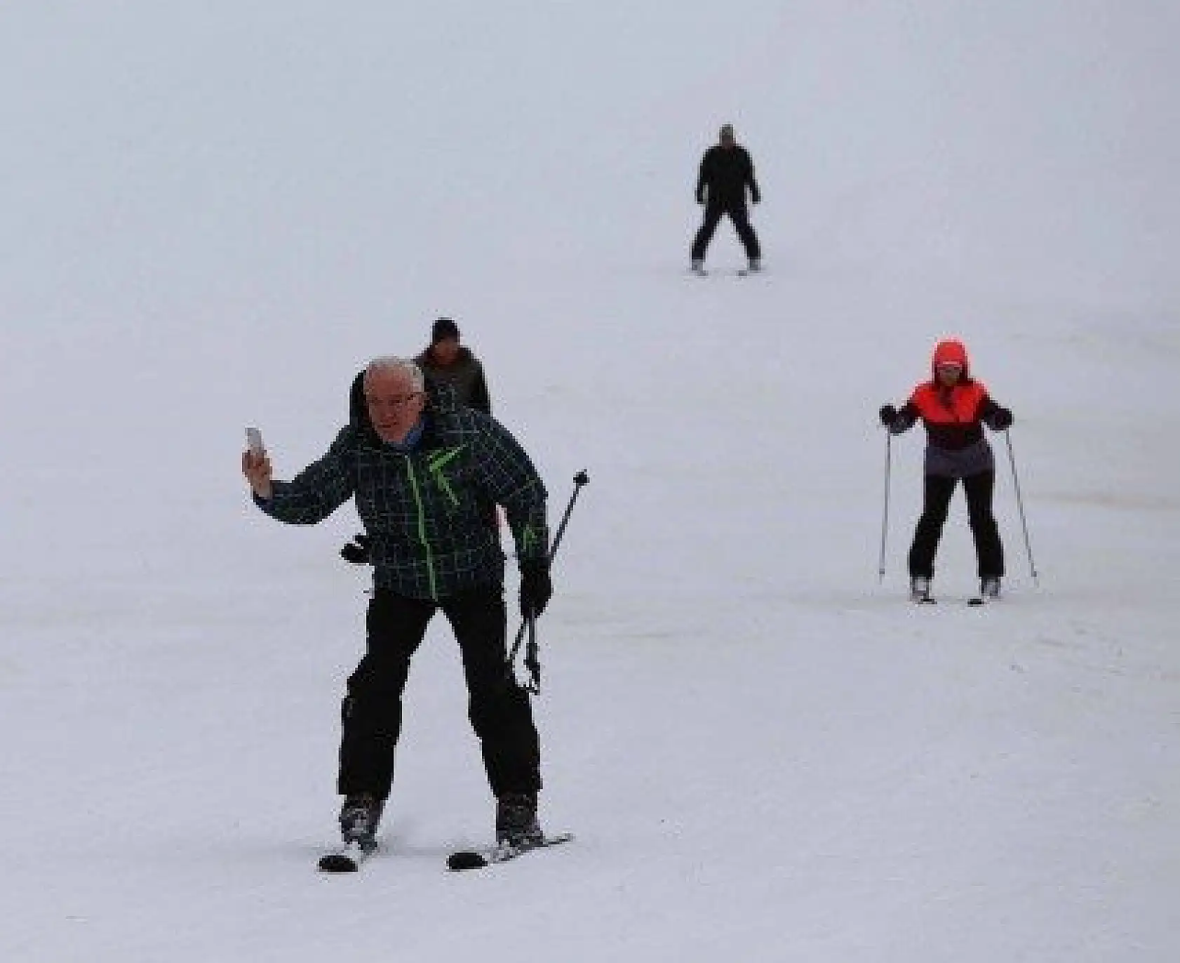 Anadolu'nun &quotyüce dağı&quotnda kayak keyfi