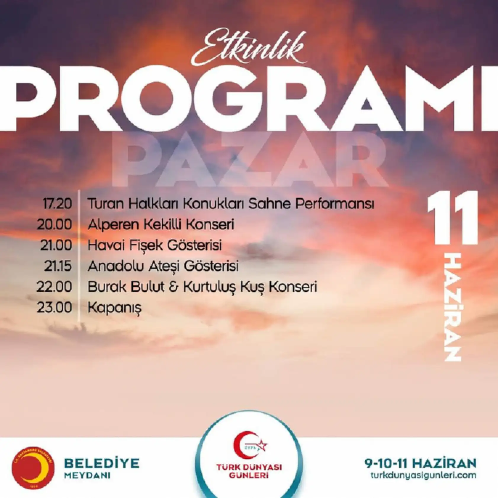 Türk Dünyası Günleri'nde program belli oldu