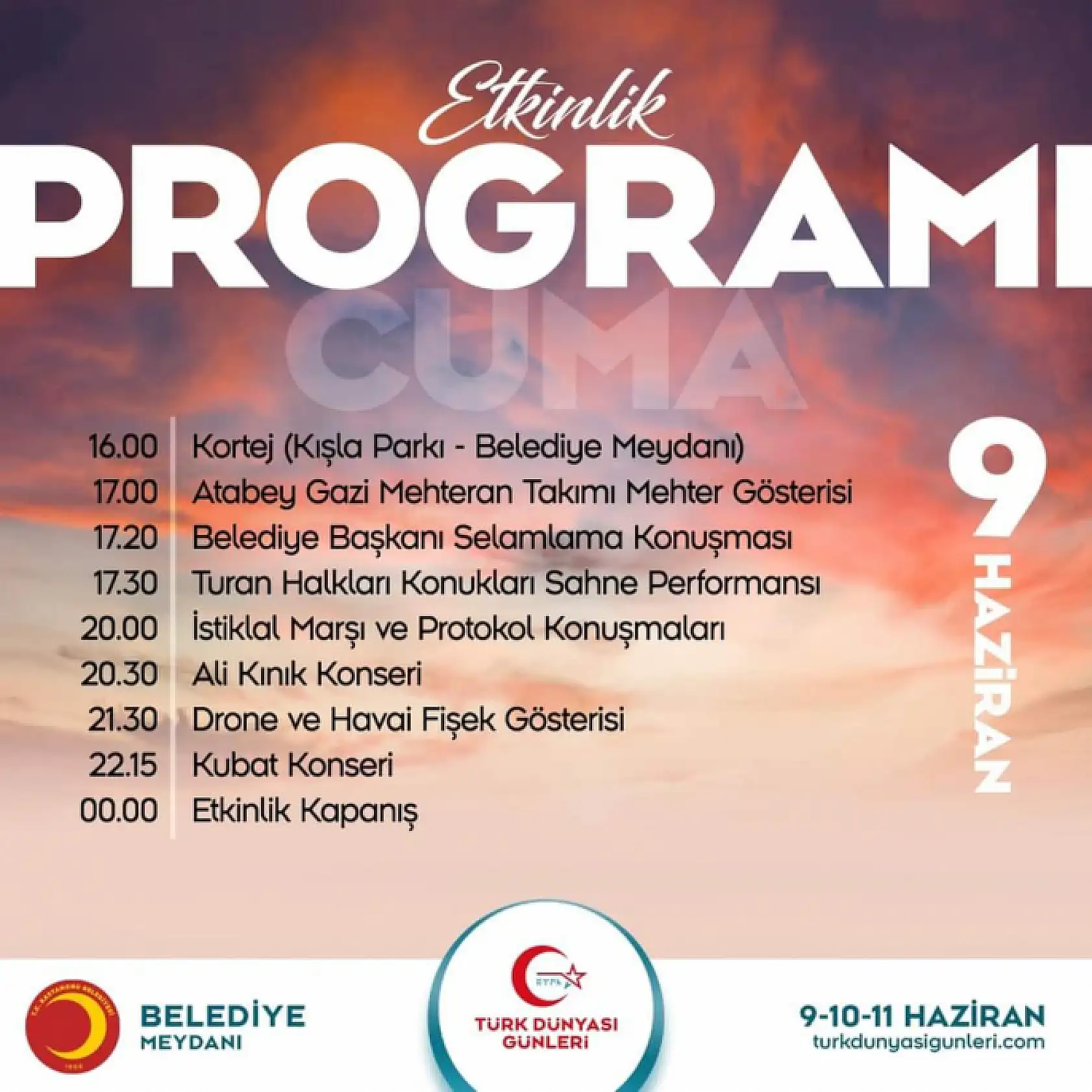 Türk Dünyası Günleri'nde program belli oldu