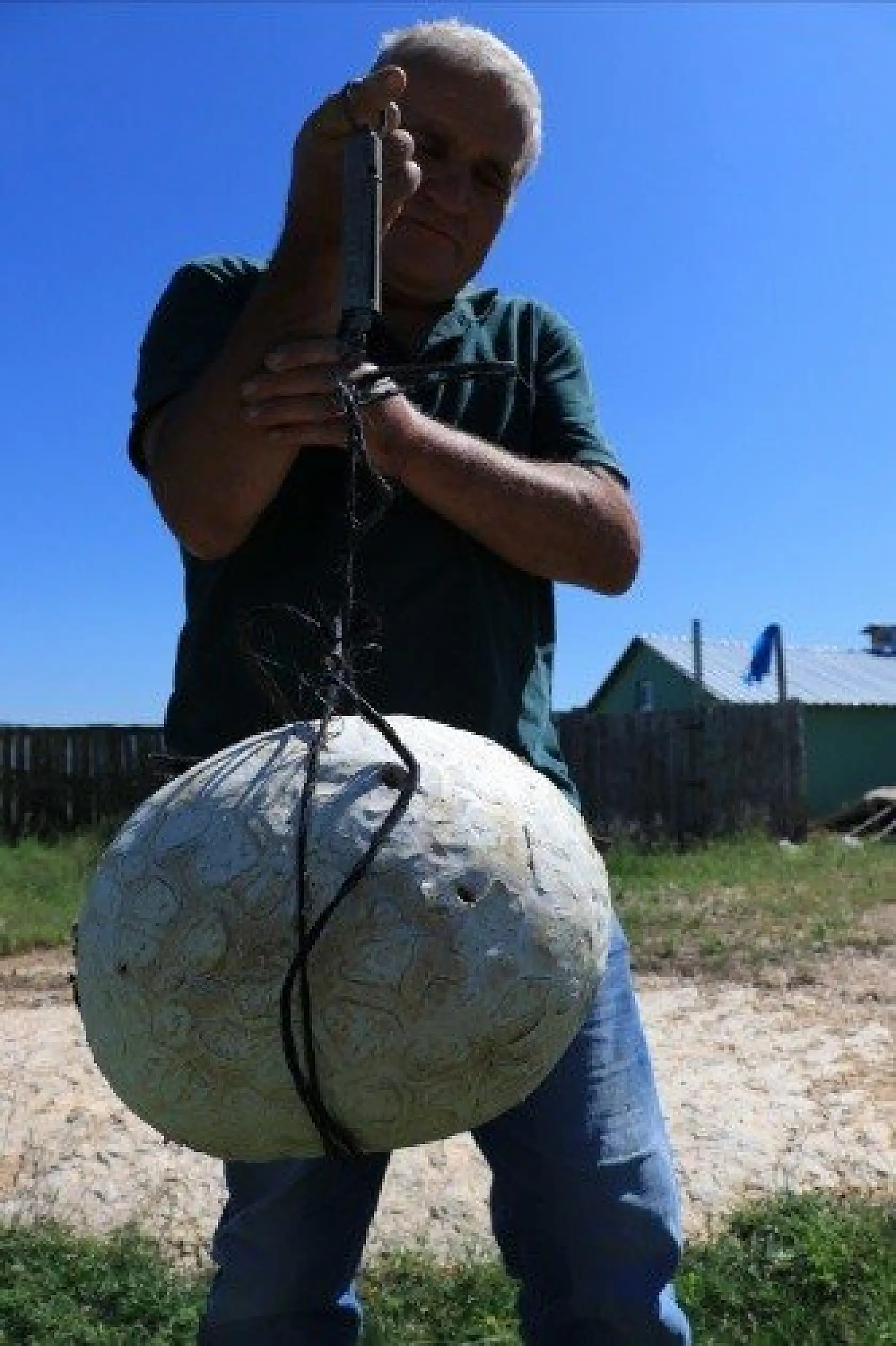 Top zannetti, 5 kilogram ağırlığında mantar çıktı