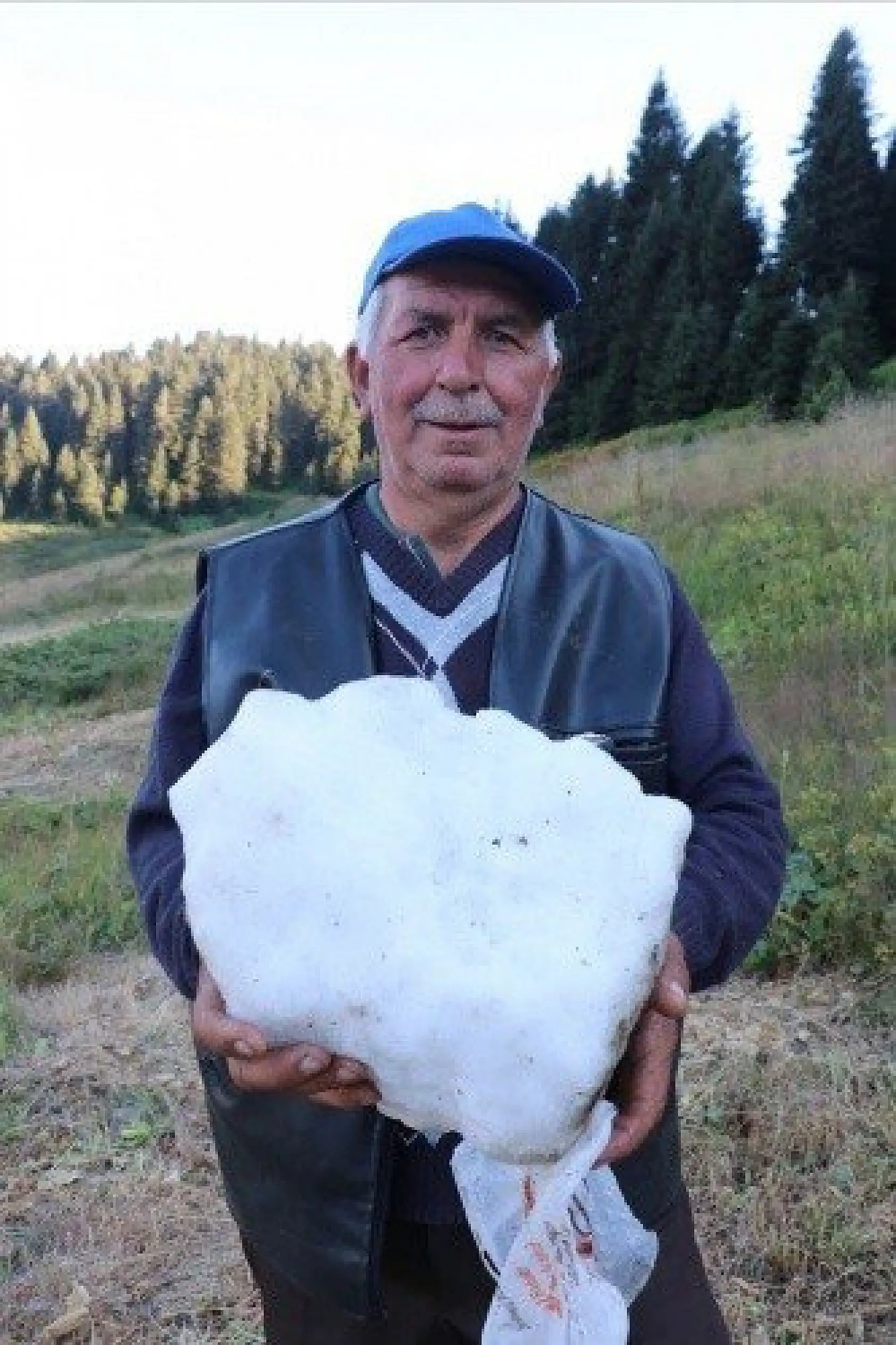 Karı ağustos sıcağında bile erimeyen mağara ilgi çekiyor