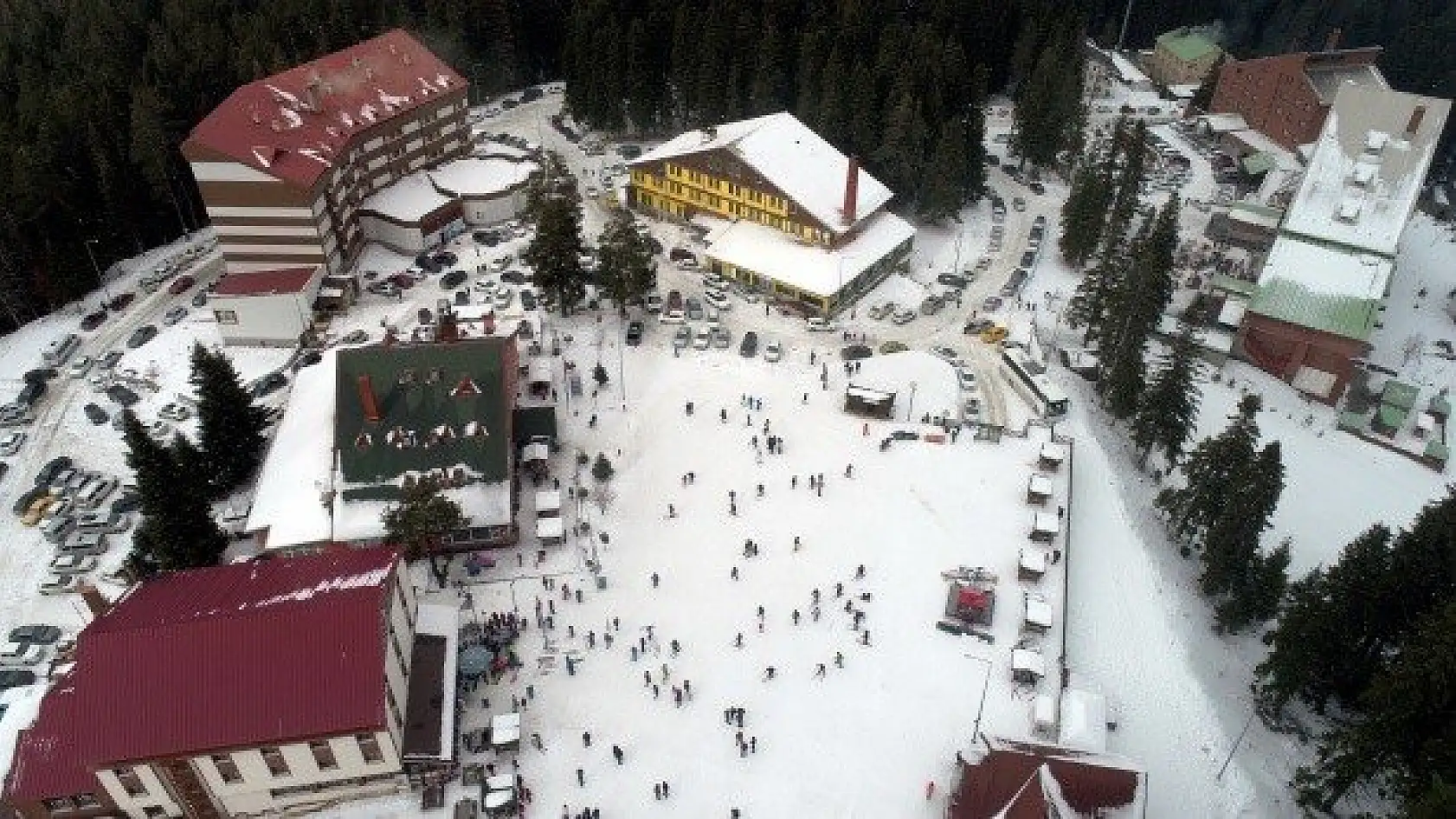 Anadolu'nun &quotyüce dağı&quotnda kayak keyfi