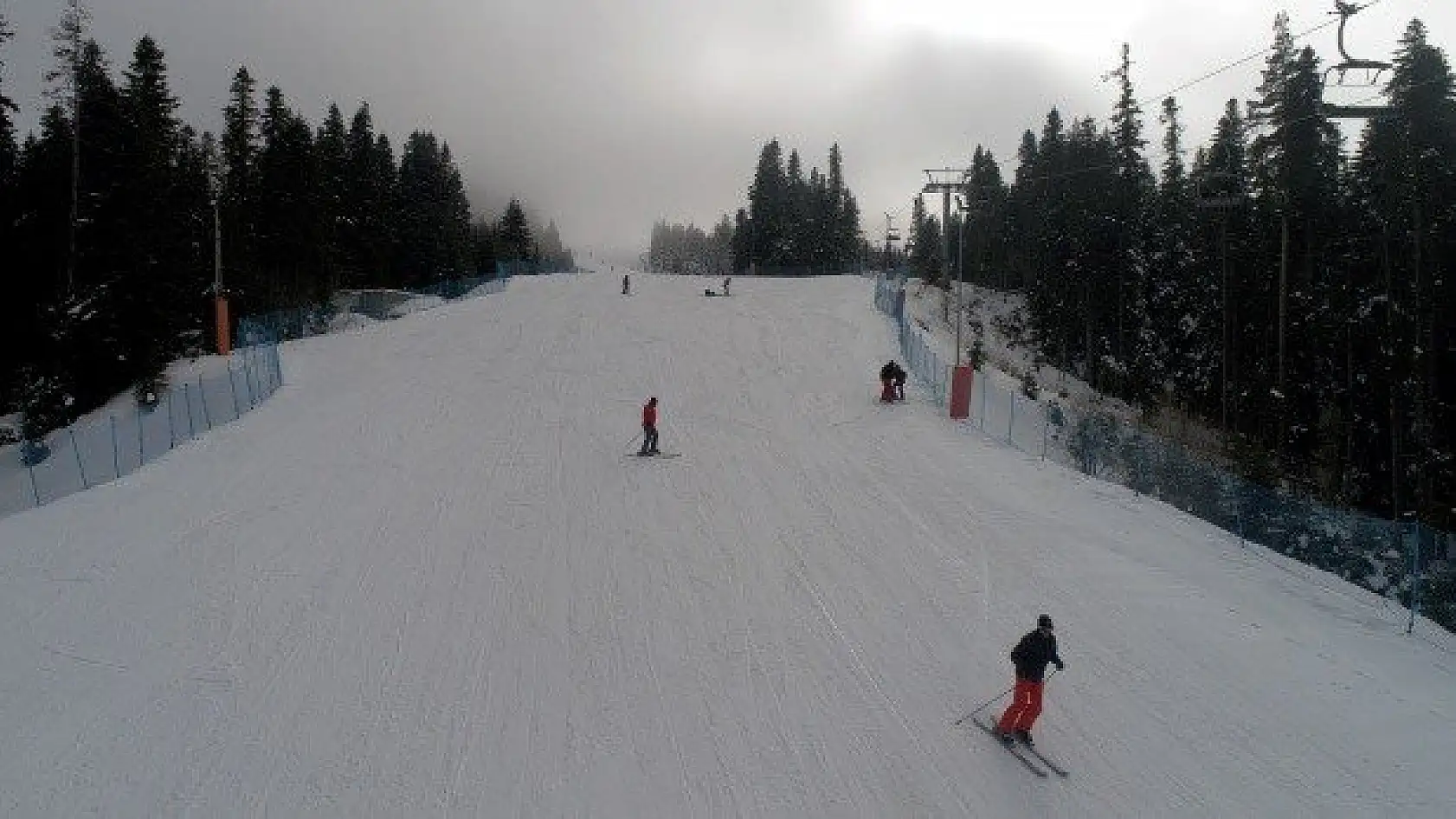 Anadolu'nun &quotyüce dağı&quotnda kayak keyfi