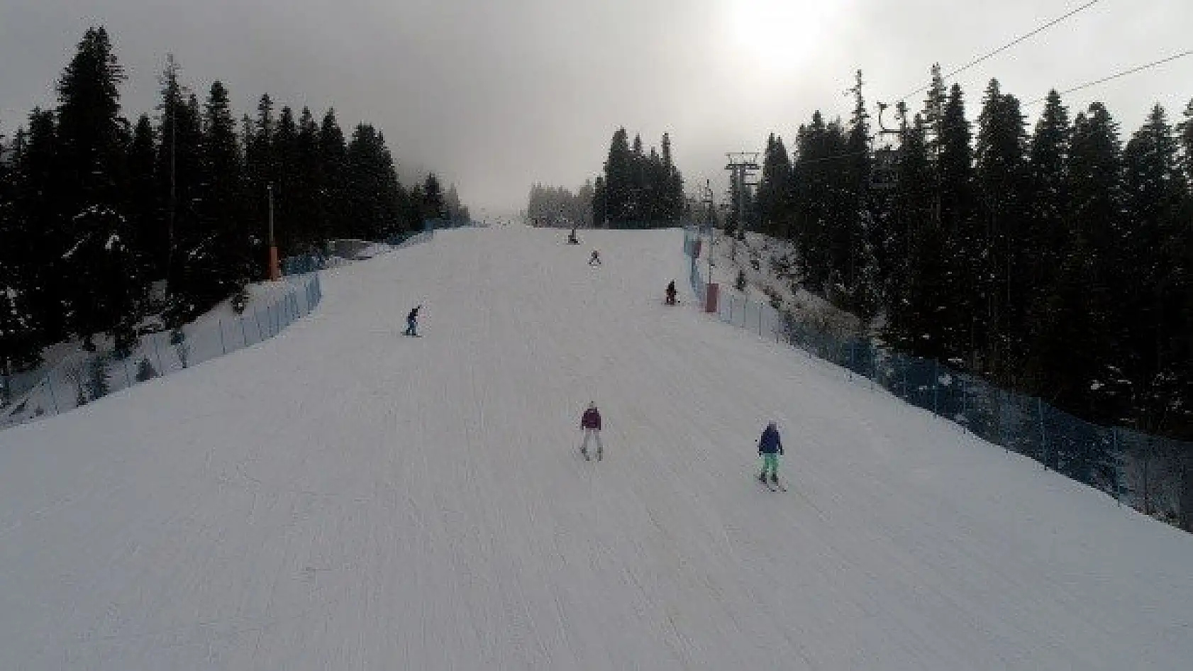 Anadolu'nun &quotyüce dağı&quotnda kayak keyfi