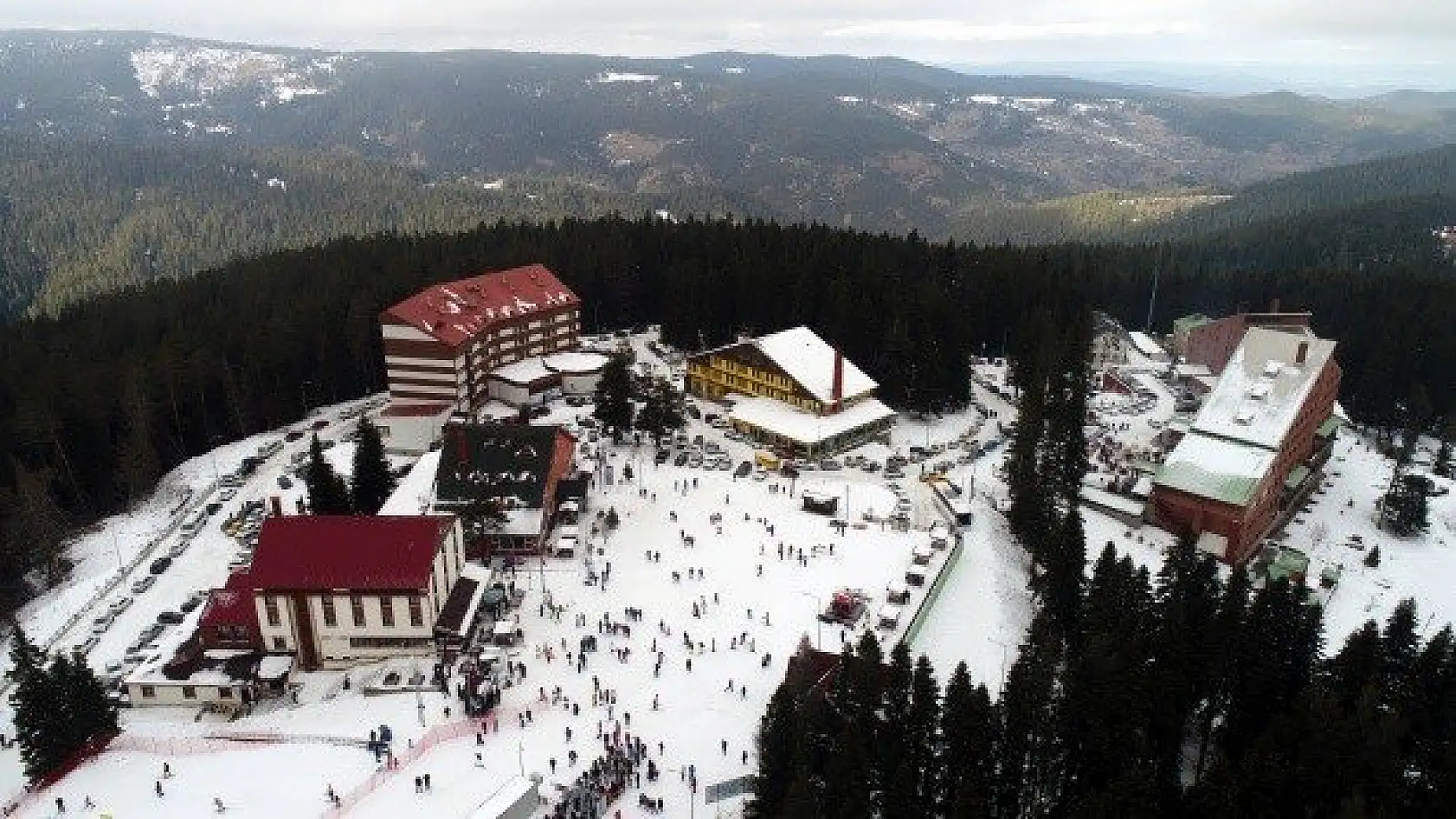 Anadolu'nun &quotyüce dağı&quotnda kayak keyfi