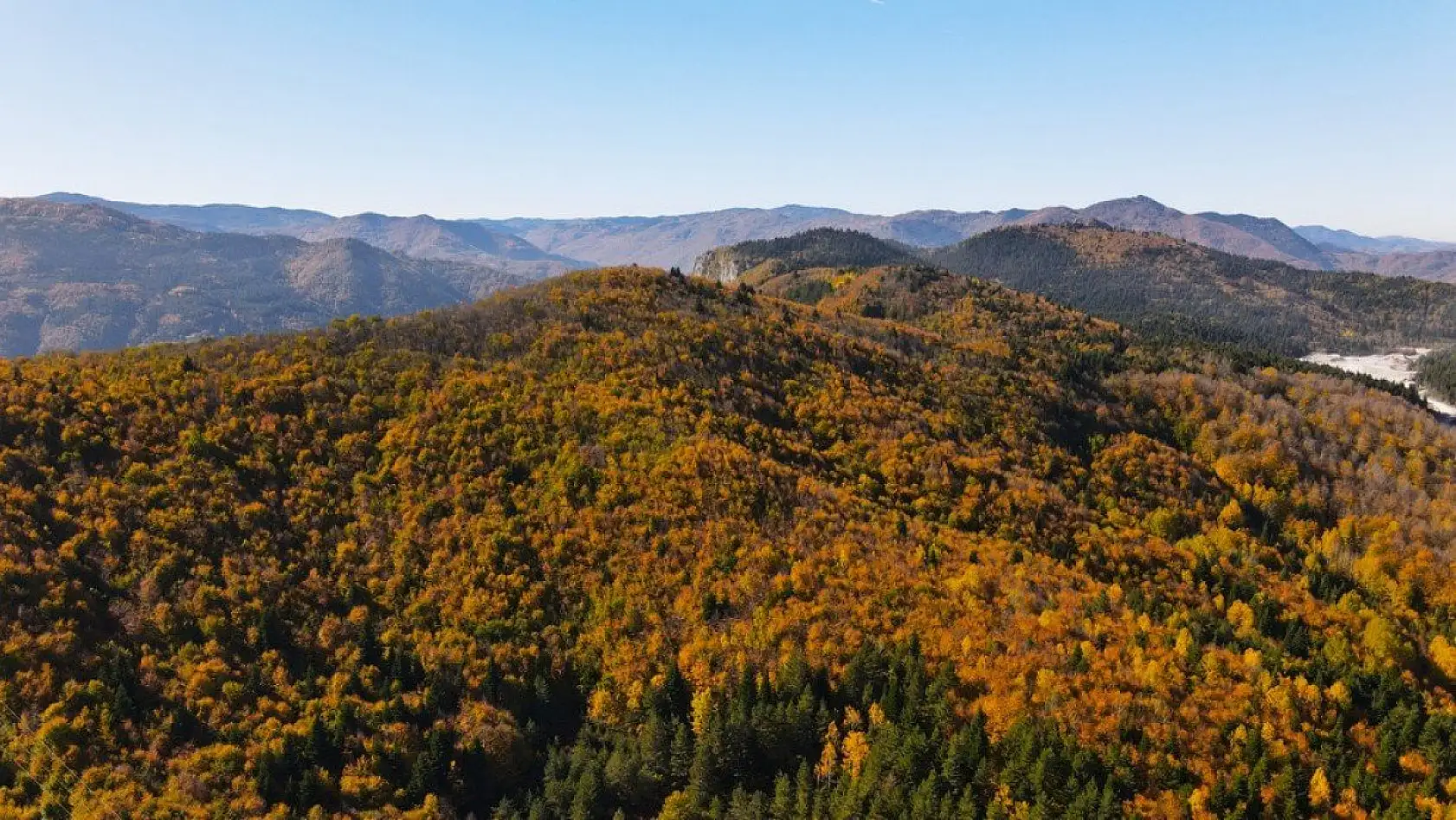 Küre Dağları'nda sonbahar güzelliği