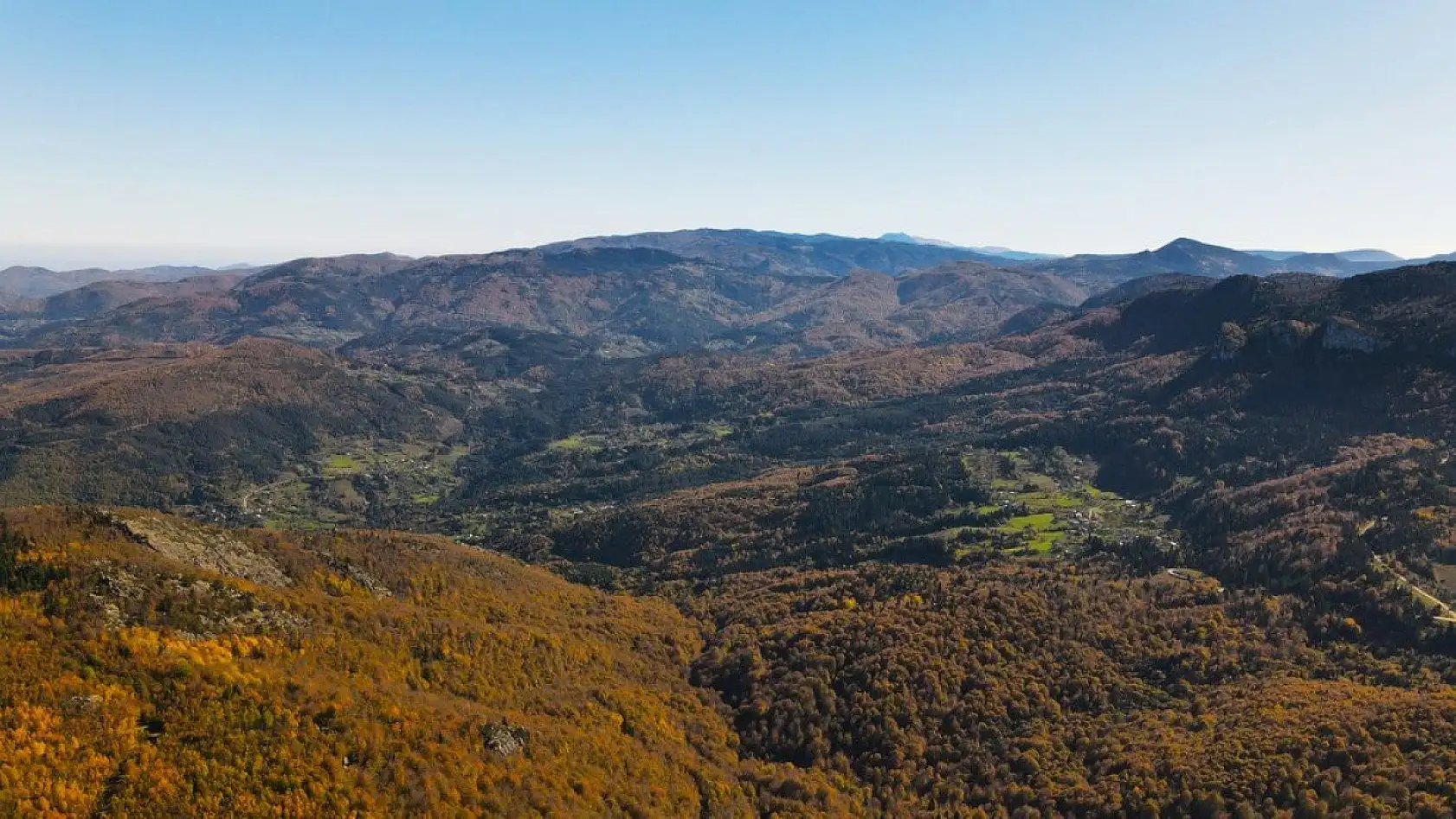 Küre Dağları'nda sonbahar güzelliği