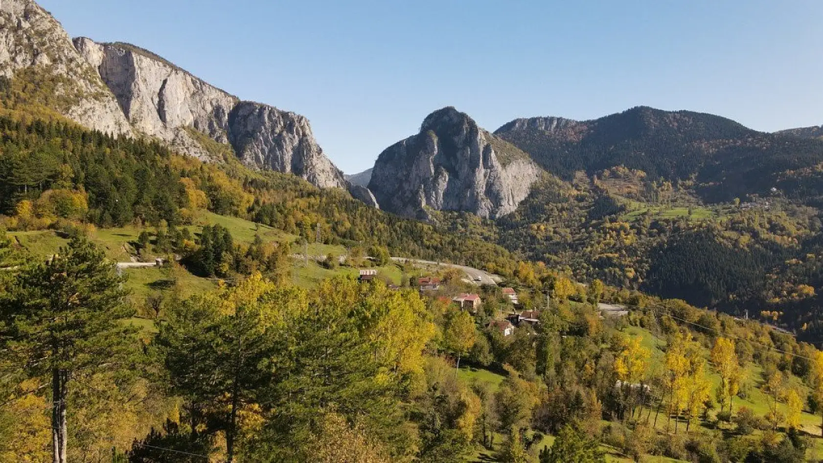 Küre Dağları'nda sonbahar güzelliği