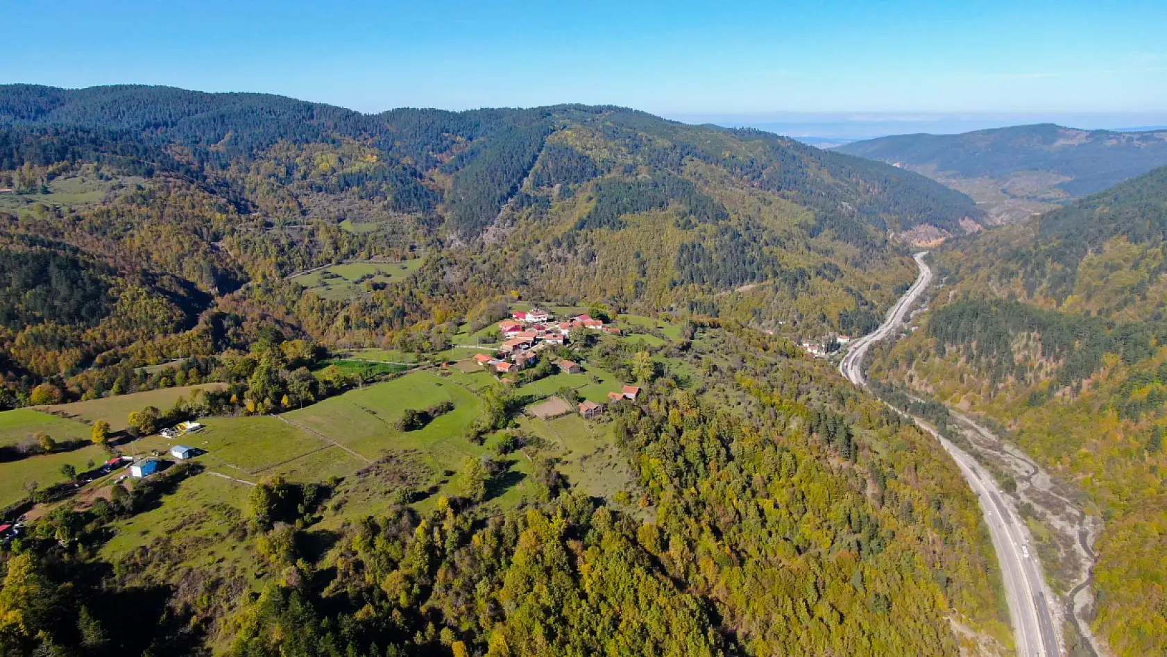 Sonbahar ve kar buluştu