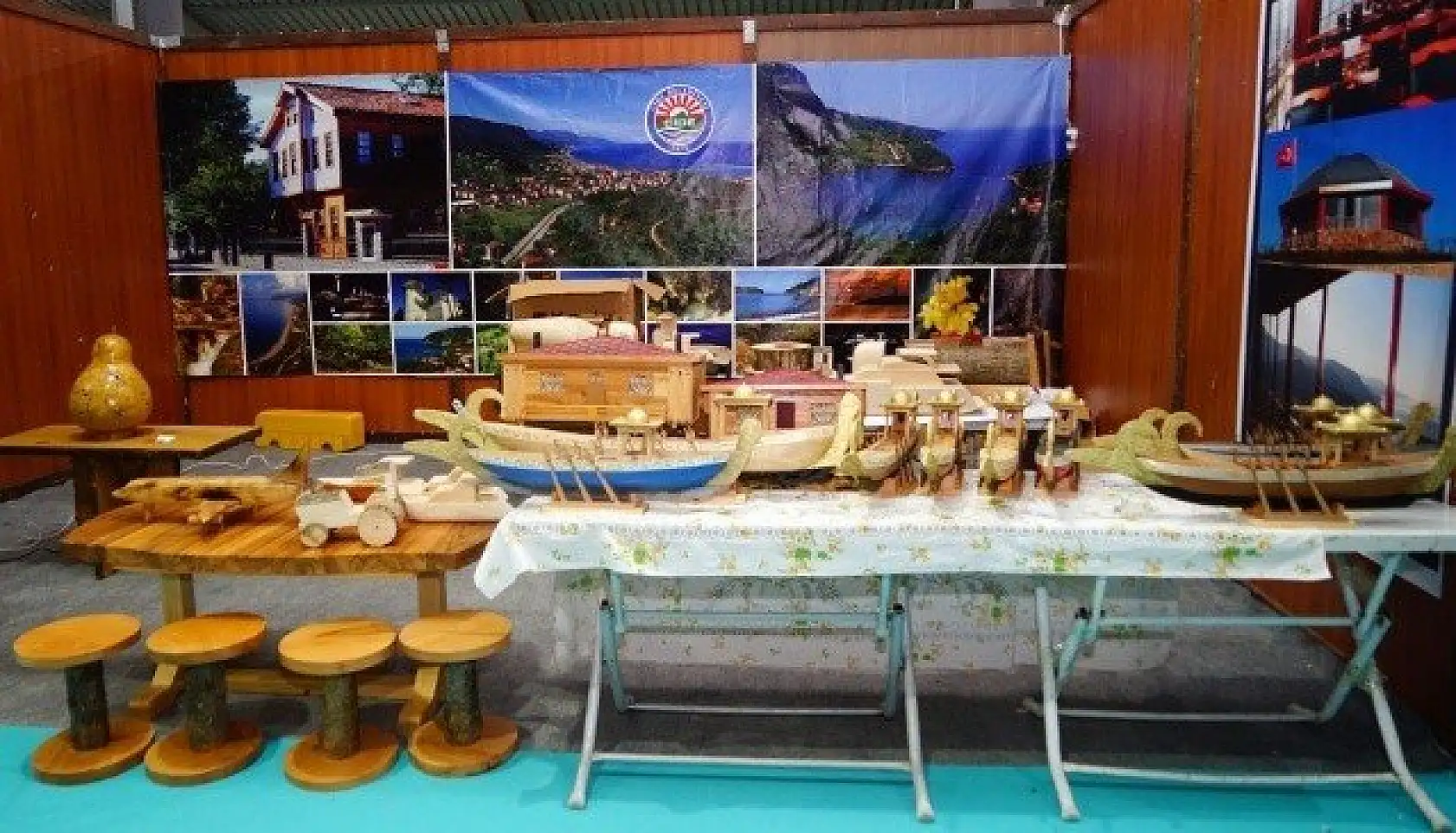 Oklavadan bardağa 150 çeşit ahşap eşya fuarın gözdesi