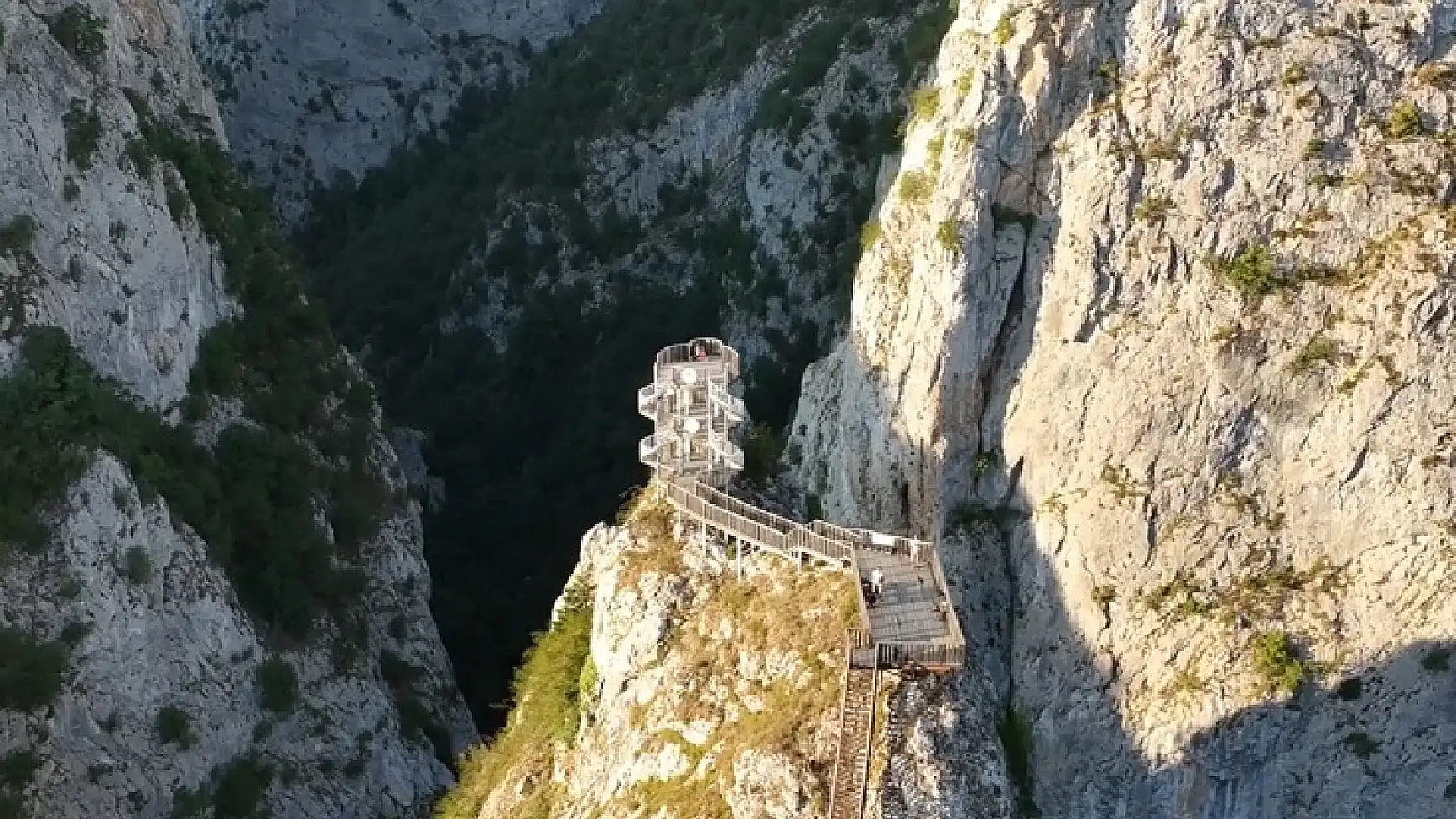 Valla Kanyonu havadan görüntülendi