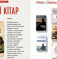 Mahir Odabaşı'nın 7. Kitabı 'Diplomadan Önce' okurla buluştu