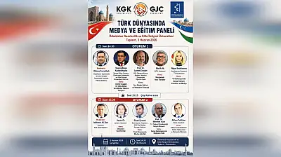 KGK, Özbekistan'da medya ve eğitim paneli düzenliyor: Kastamonu'dan katılım