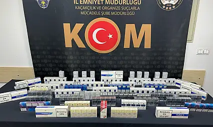 Gümrük kaçağı sigara yakalandı!