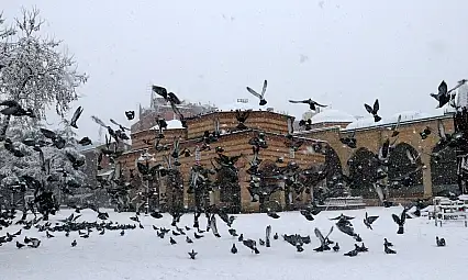 Kentteki manzara dronla görüntülendi