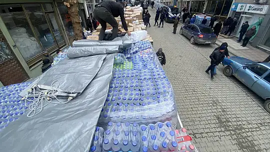 2 yardım tırı daha deprem bölgesine gönderildi