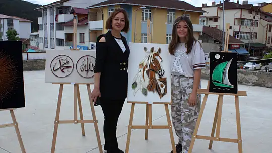 Pınarbaşı HEM yıl sonu sergisi açıldı