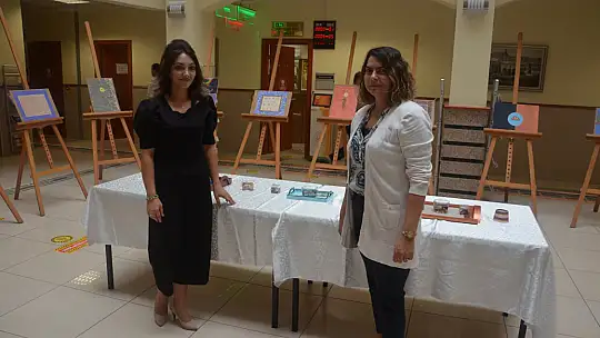 Yükümlülerden ebru ve resim sergisi