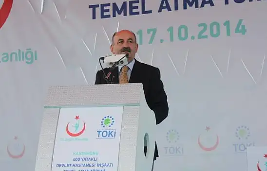 Kastamonu Devlet Hastanesi temel atma töreni