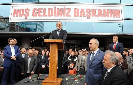 Tahsin Babaş başkanlık görevini devraldı