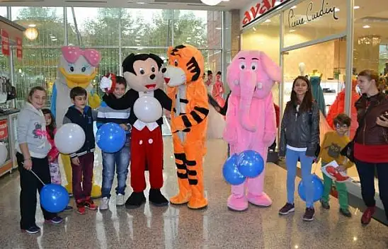 Barutçuoğlu AVM çocukları şaşırttı