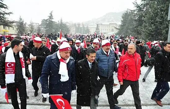 Kastamonu Sarıkamış Şehitleri için yürüdü